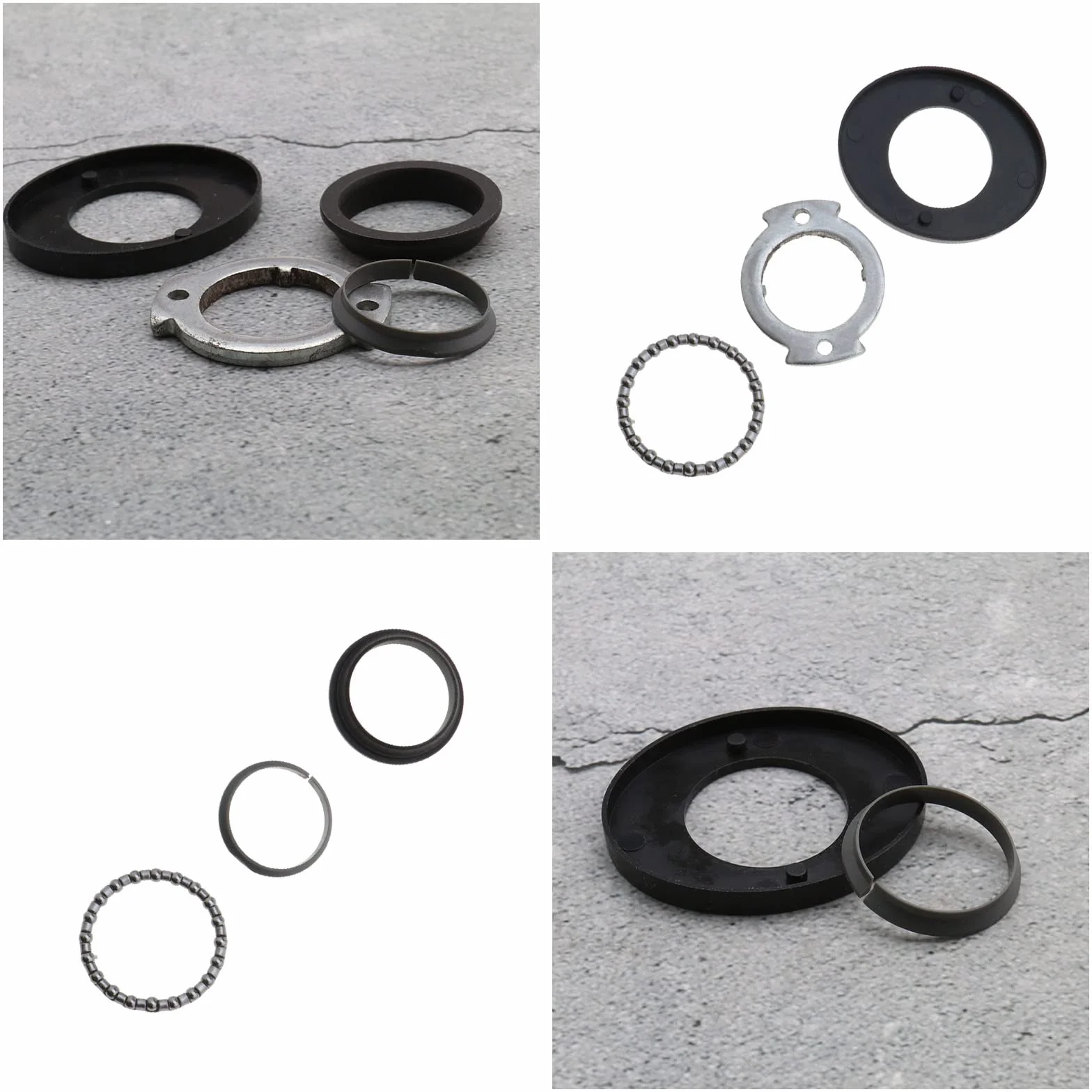Juego de 6 piezas de repuesto para reparación de scooter, rodamiento de horquilla delantera, compatible con Xiaomi M365 1S Essential Pro