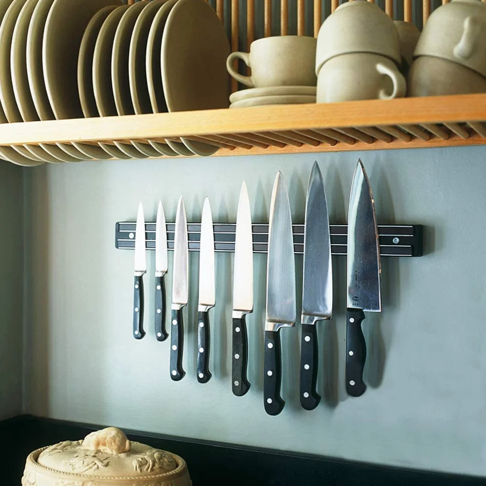 3 Unidades De Barra Magnética Para Cuchillos De Cocina, Soporte Magnético De Acero Inoxidable, Soporte Magnético Para Cuchillos, Soporte Magnético Para Cocina, Barra Magnética Universal Para, 33 Cm