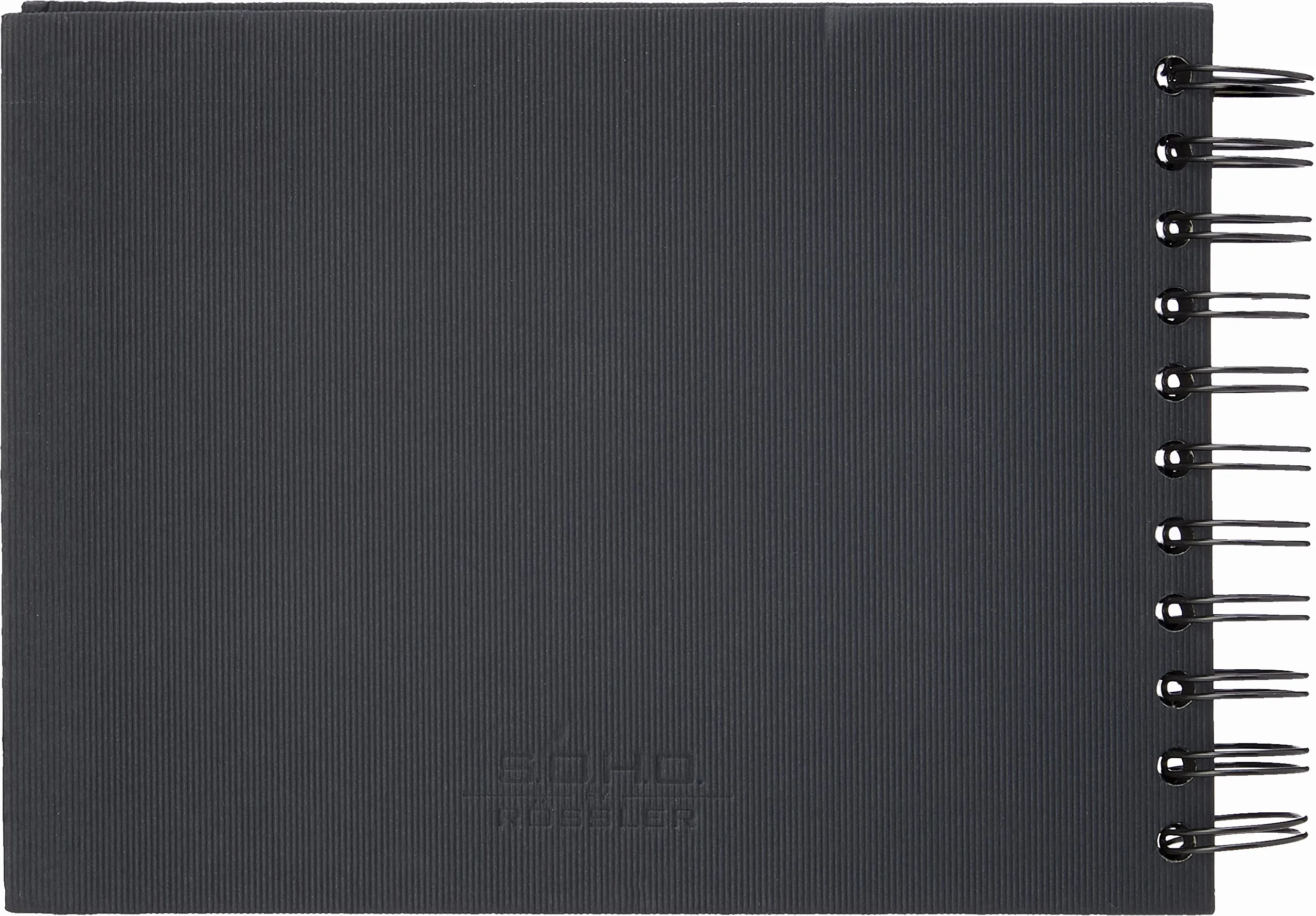 Rössler Soho - Álbum de fotos con espiral (145 x 195 mm, 40 hojas), color negro