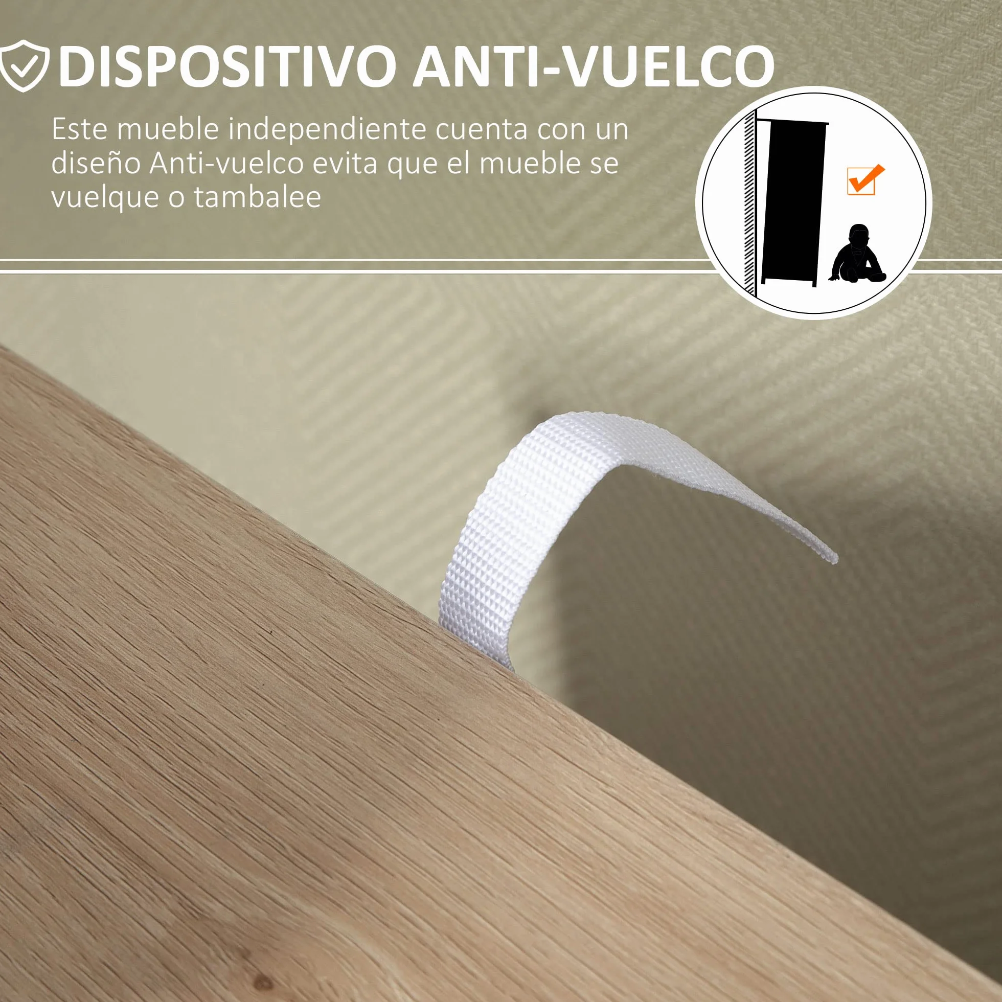 HOMCOM Armario de Salón Aparador Auxiliar con 4 Cajones 1 Puerta y Estante Interior Mueble de Almacenaje Multiusos para Baño Dormitorio Comedor 54x29x83 cm Roble