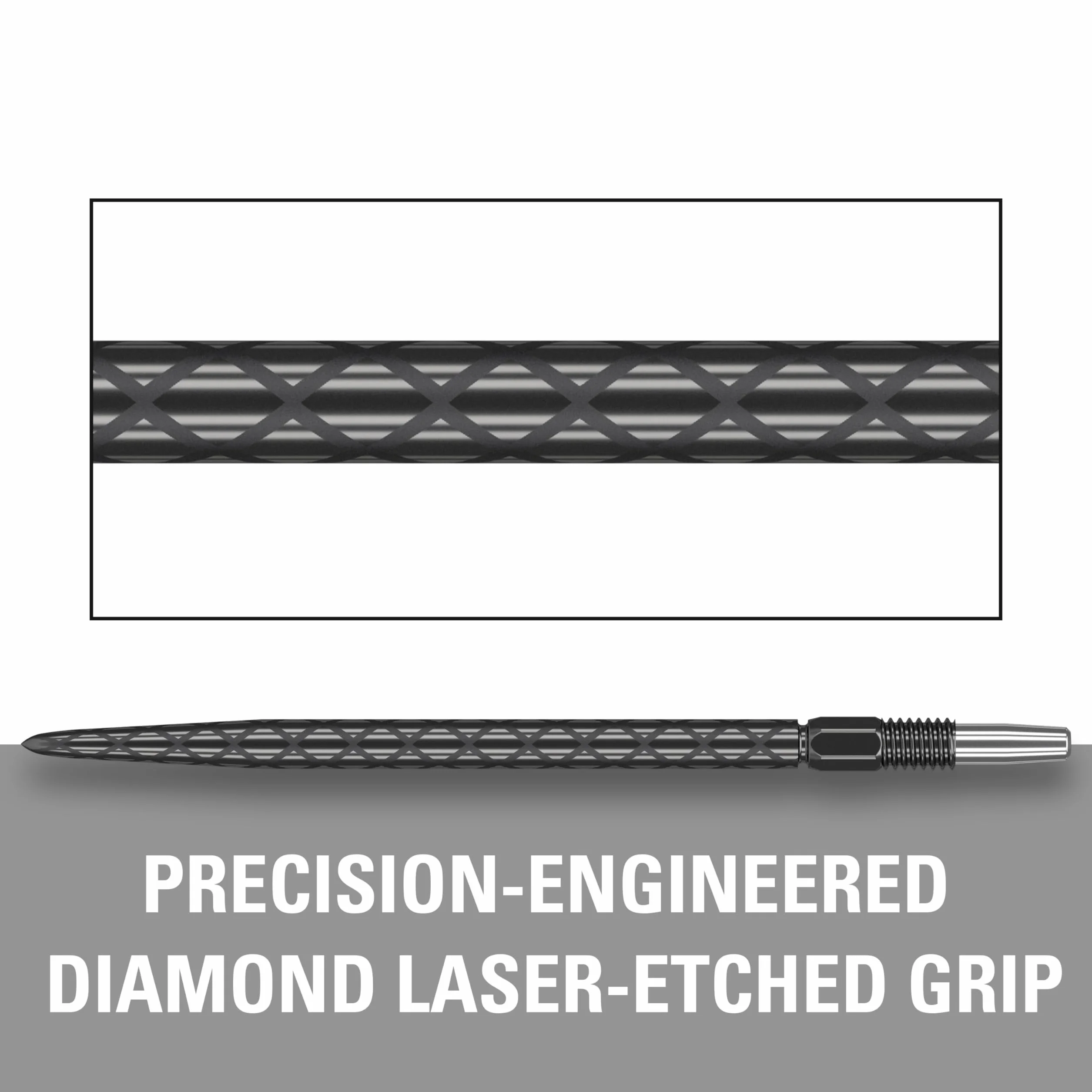Target Darts Swiss Points Diamond Pro, Juego de 3 Puntas para Dardos de Cambio