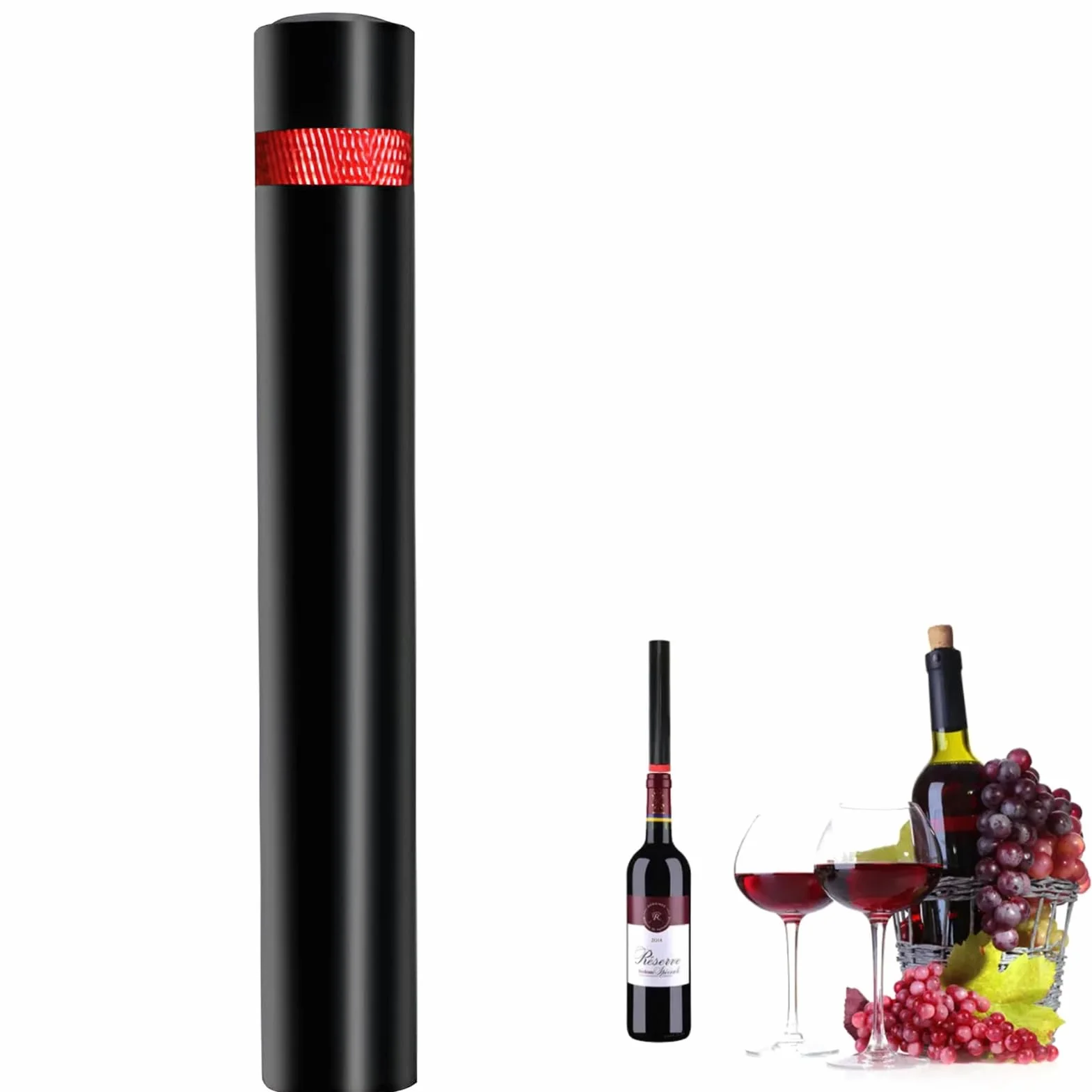vcsjw Abridor de vino de presión de aire 2 en 1, abrebotellas de vino, sacacorchos de aire comprimido, abrebotellas de vino, bomba de aire portátil para bolsas de viaje, para el hogar, restaurante,