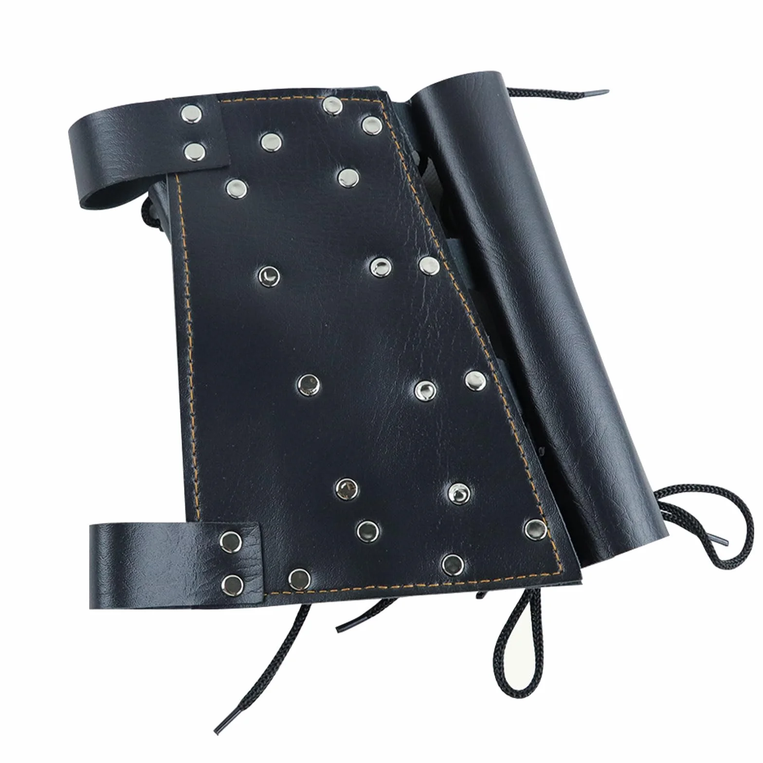 Cinturón ajustable de piel negra para Katana, soporte para anillos, funda de transporte Katana, cosplay anime (3 espadas)