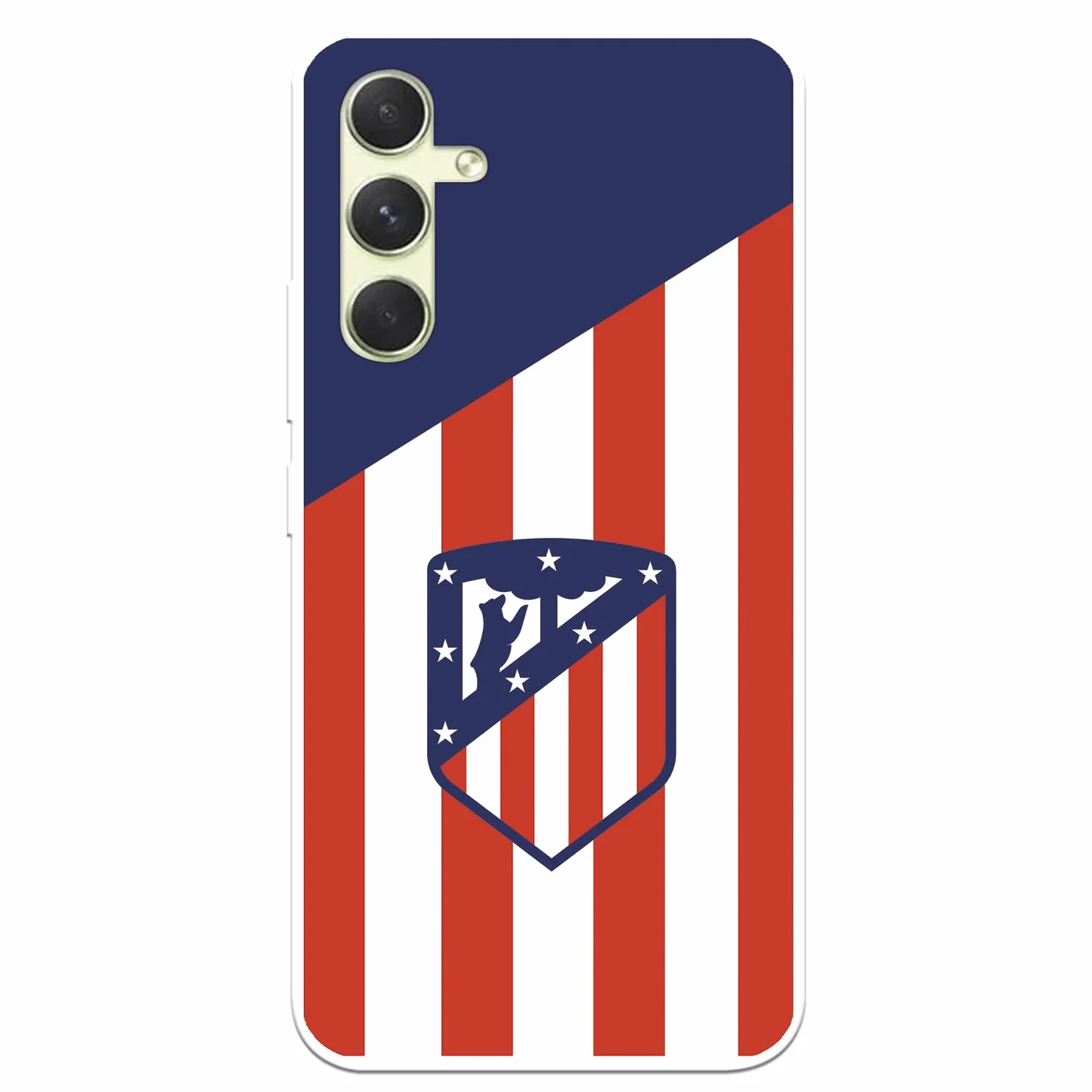 Funda para Samsung Galaxy A54 5G Atlético de Madrid Escudo Carcasa Silicona Flexible Licencia Oficial