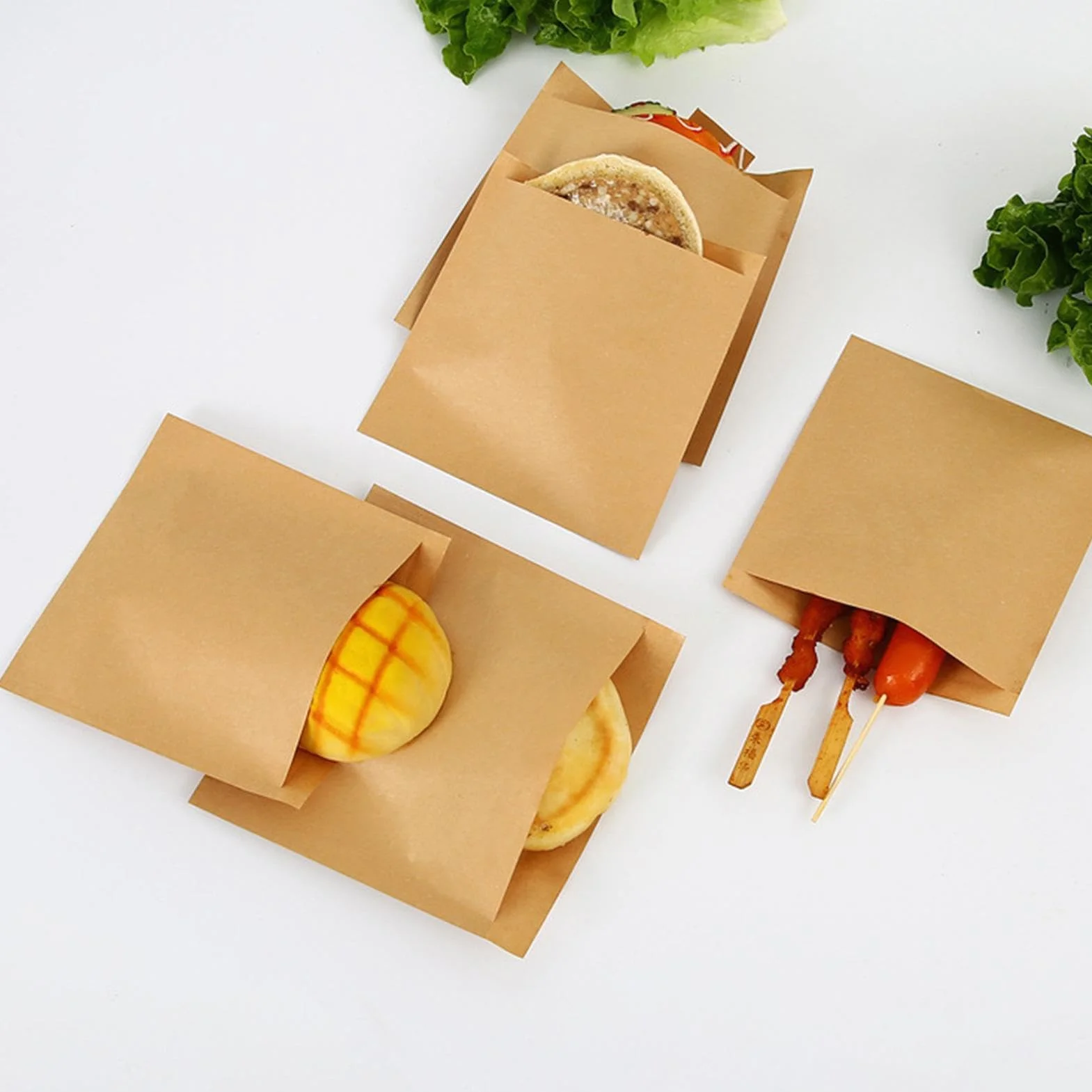 Bolsas Sándwich De Papel 600 Piezas Envoltorios Resistentes A La Grasa De | Bolsas Papel Para Panadería En El Hogar, La Cocina, Almuerzo, Picnic, Camping, Escuela, Trabajo Y Restaurante