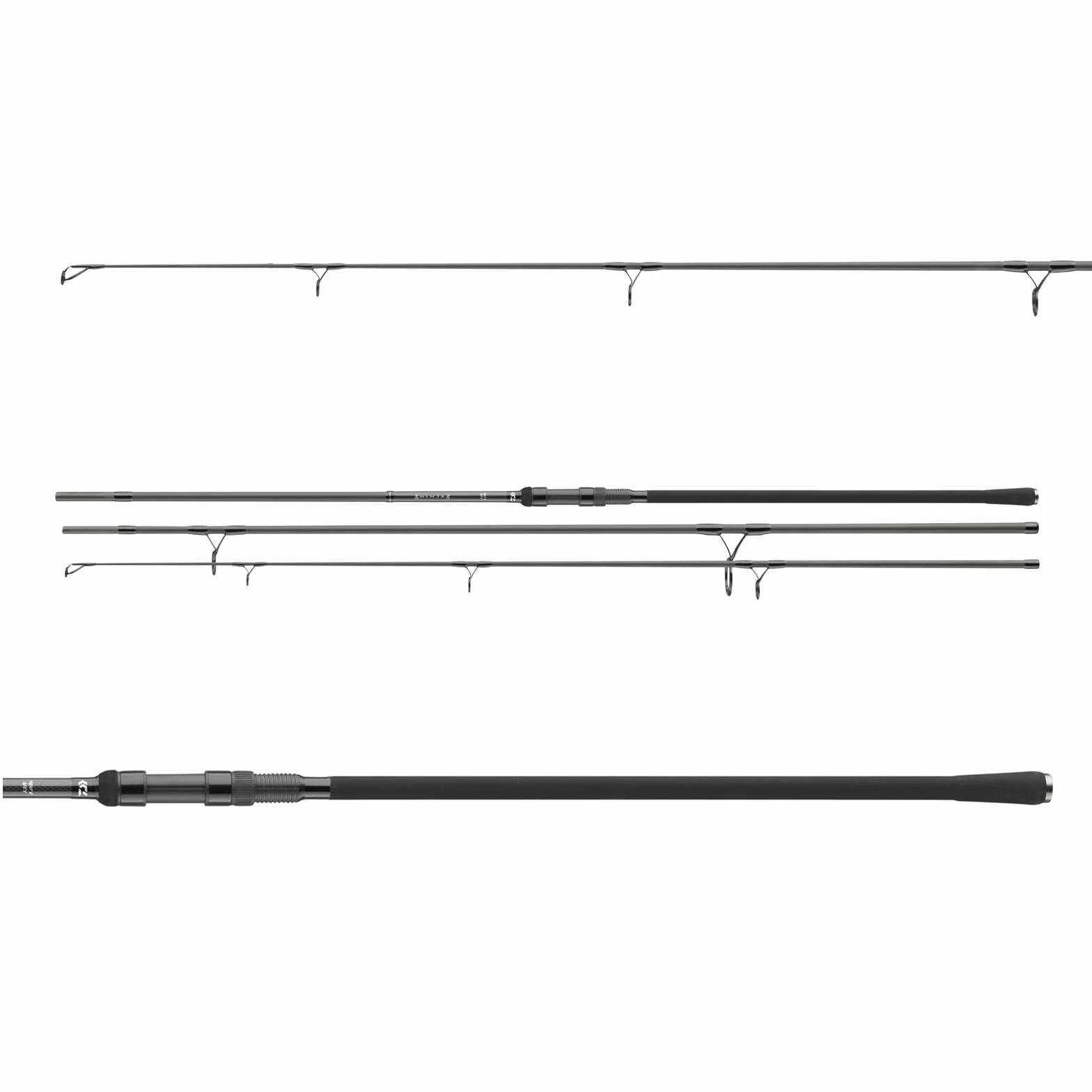 DAIWA Ninja X Carp 13ft 3.50lb 3 tramos Acción progresiva Caña de Carpa de Viaje