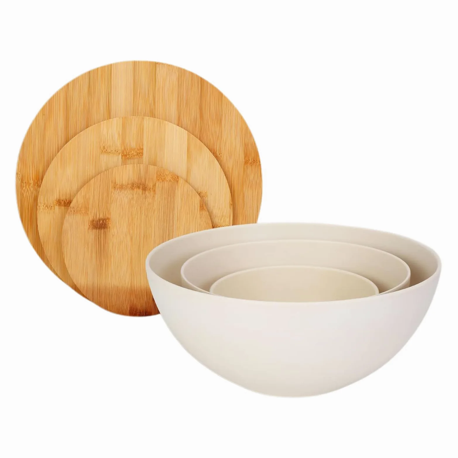 Boles Con Tapa Preparación Almacenamiento Servicio | Ensaladeras Recipientes para Ensalada Fruta Comida Sopa de Verduras Cocina