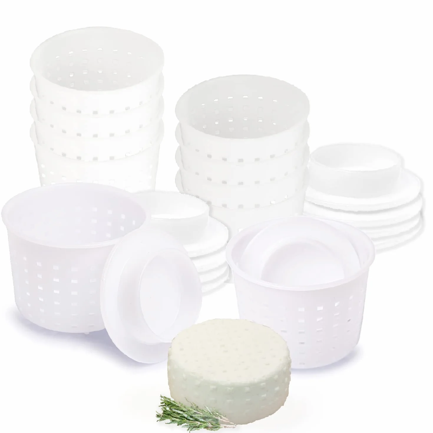 Moldes de queso pequeño Kit cesta para hacer queso cheddar 300 ml
