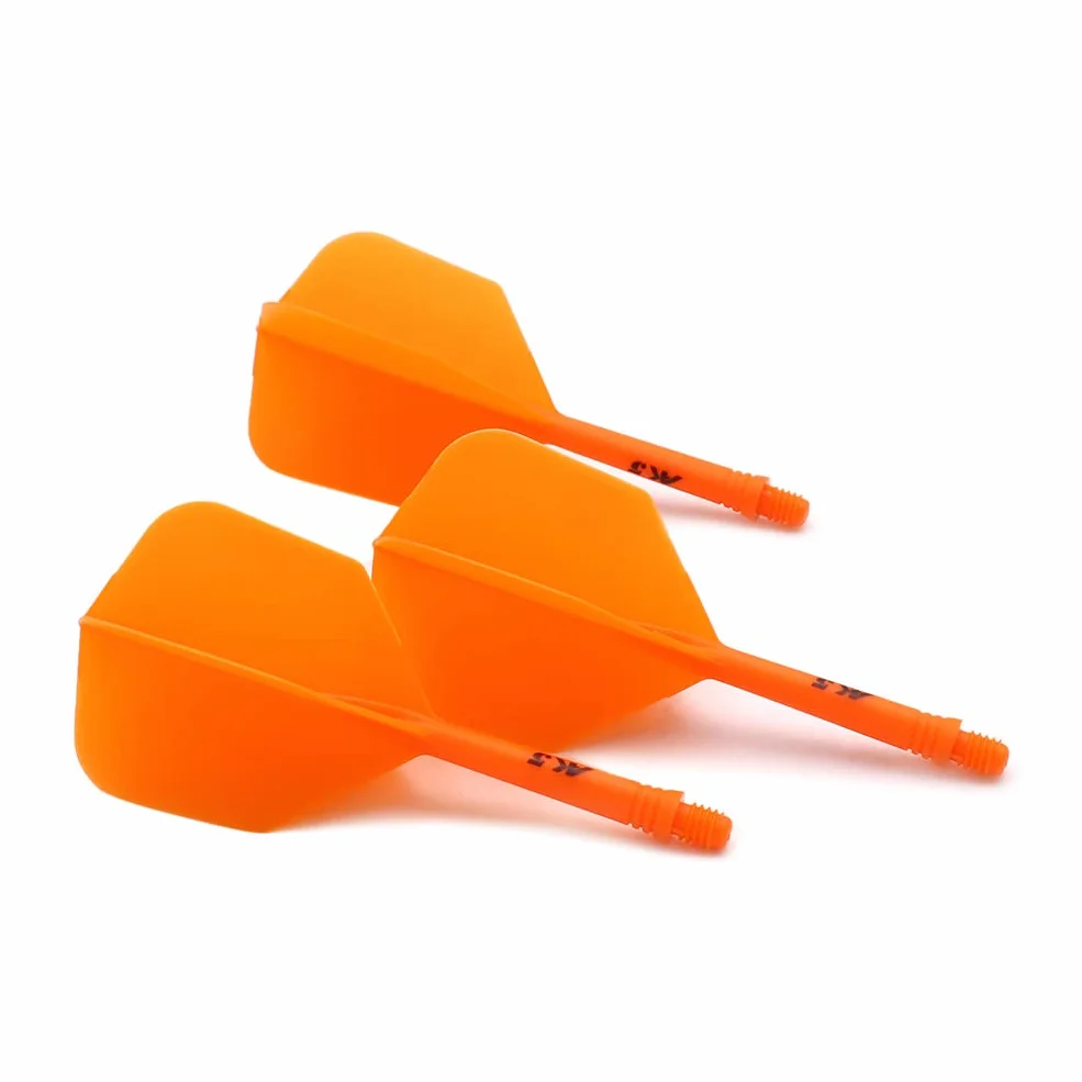 CUESOUL Rost Eje de dardo Integrado y Plumas estándar, Juego de 3 Piezas