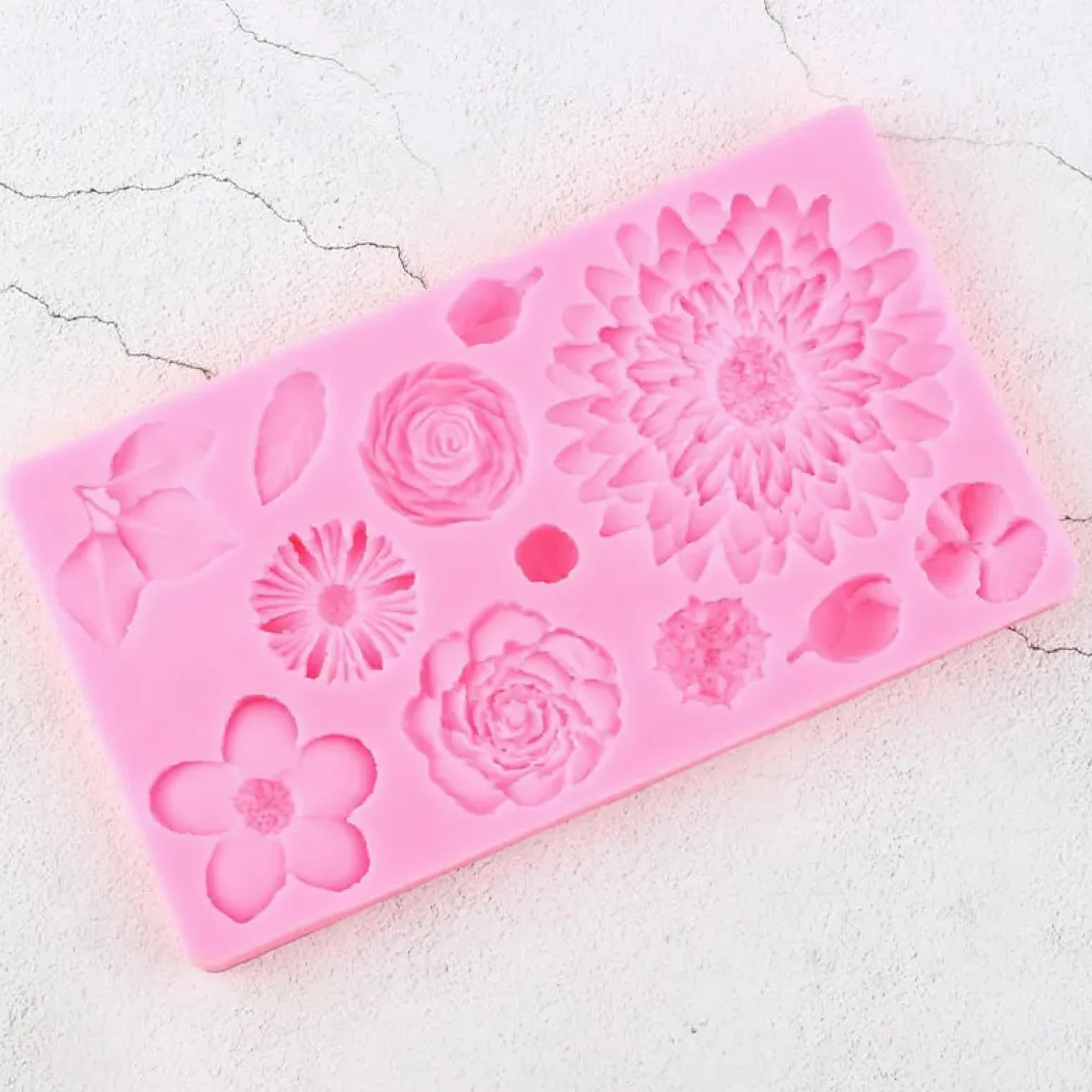 Moldes de silicona para manualidades, molde de chocolate, 20,2 x 11,5 cm, moldes de silicona para decoración de pasteles, fondant, arcilla, chocolate