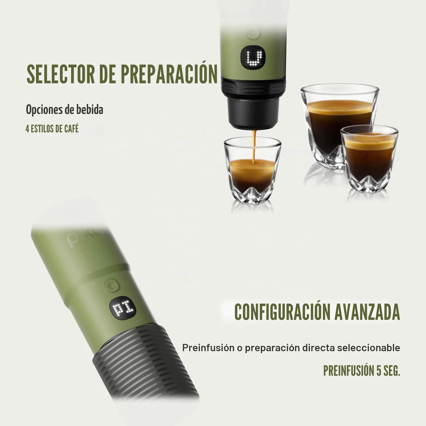 Pixapresso (verde oliva)