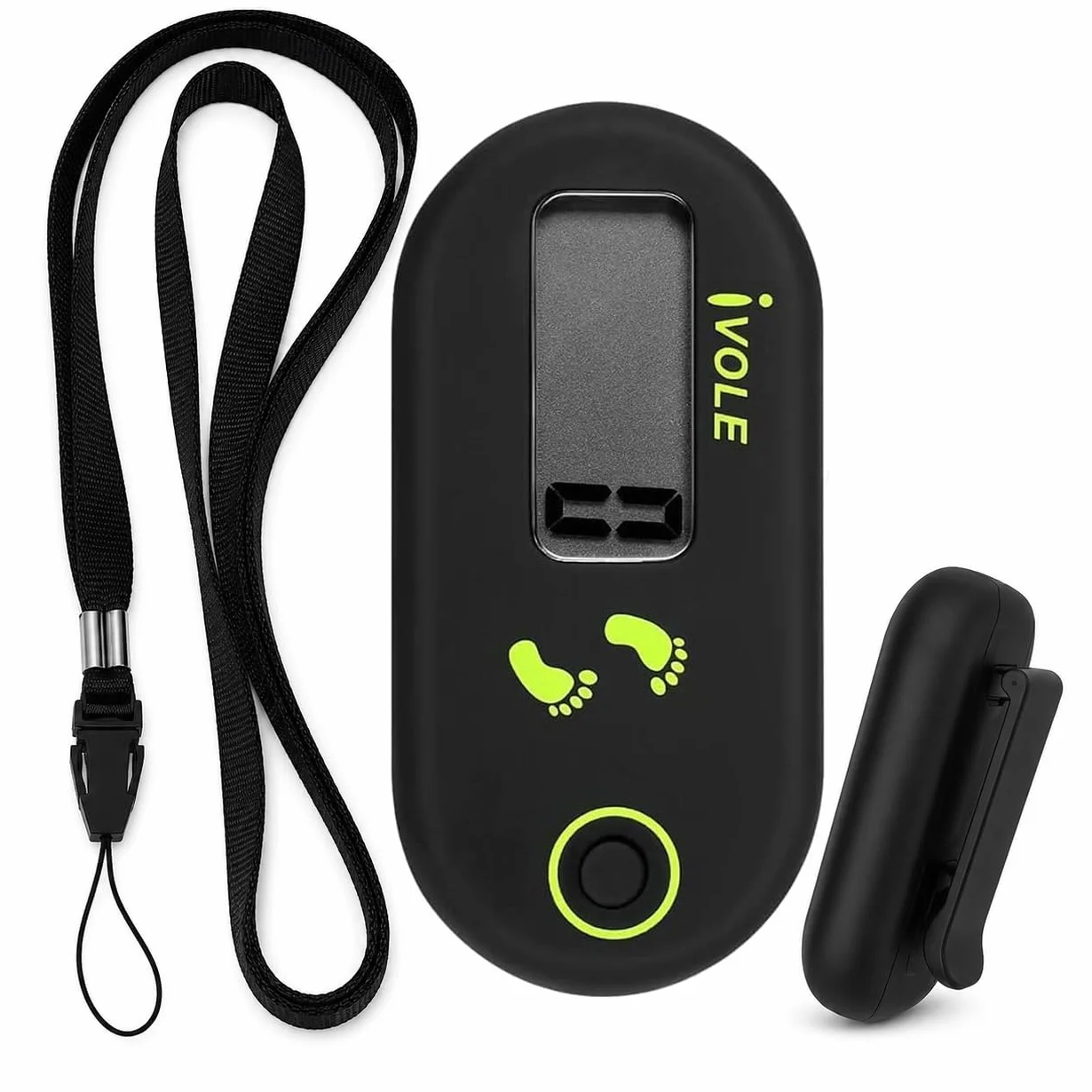 Podómetro de Pantalla Mini 3D para Caminar,Podómetro Clip,Mini podómetro electrónico portátil,Podómetro para Caminar,Podómetro Digital,Mini Podómetro para Caminar