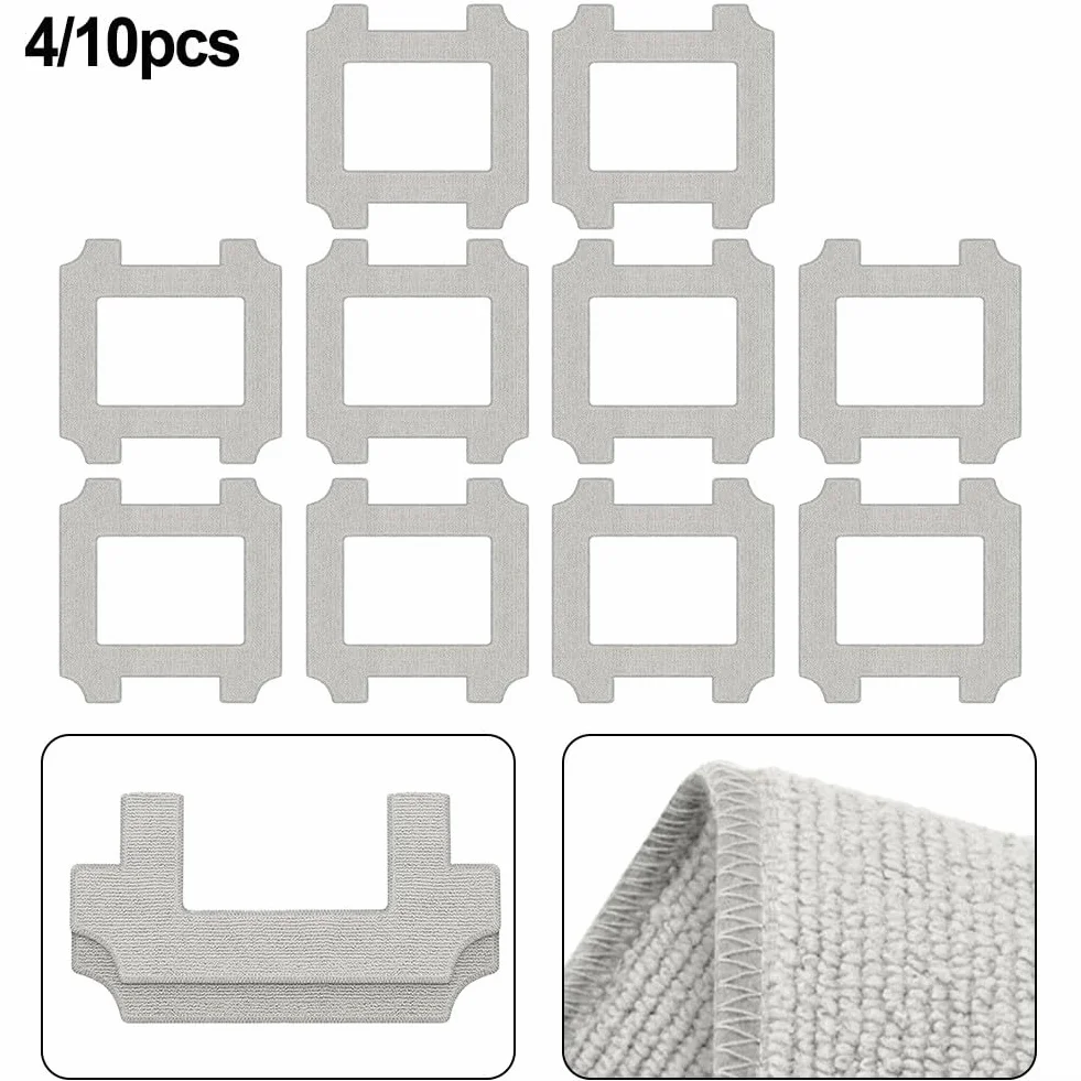 Kit de trapeador para Dreame para C1 para estación C1, limpiador de ventanas, trapos de limpieza de microfibra, lavable, fácil instalación (paquete de 10)