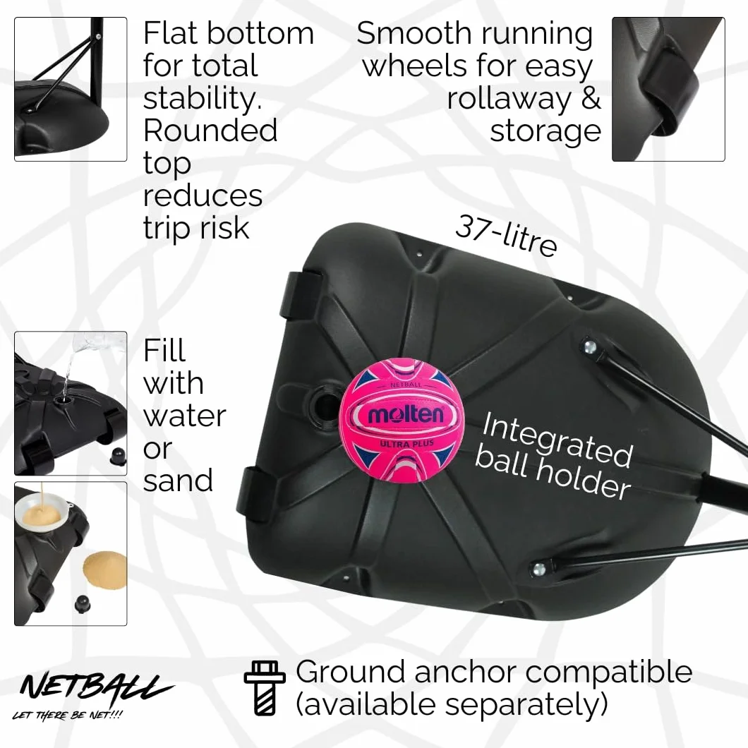 Sistema de Netball para Poste Negro
