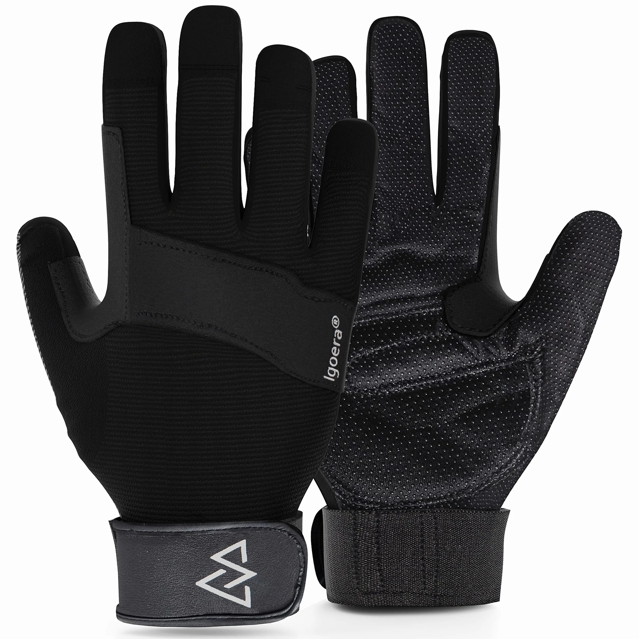 Guantes de Escalada para Hombre y Mujer con Costuras robustas de Agarre y Protección