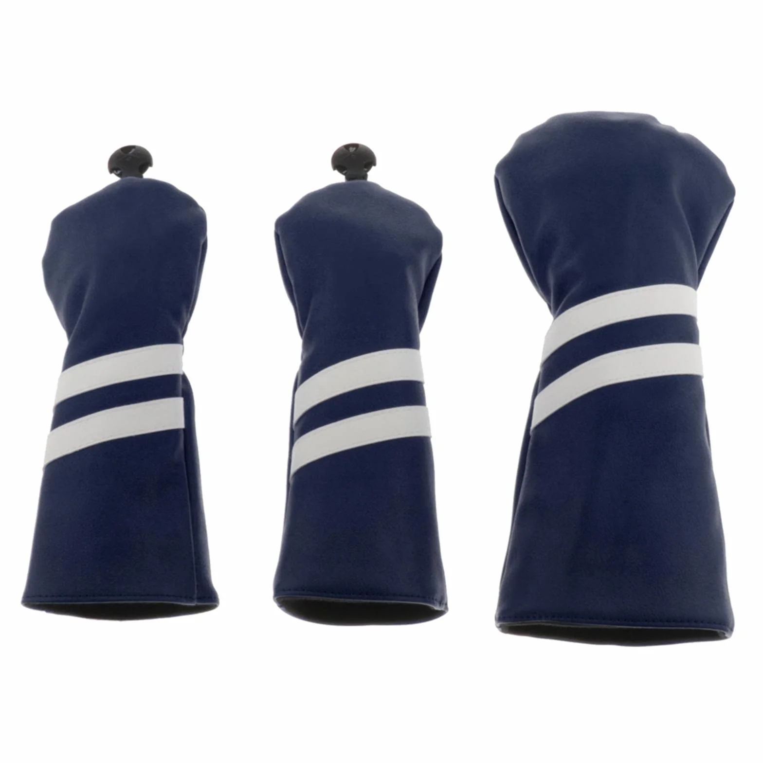 Juego de 3 Fundas Protectoras para Palo de Golf en Madera, Driver y Madera - Azul Real