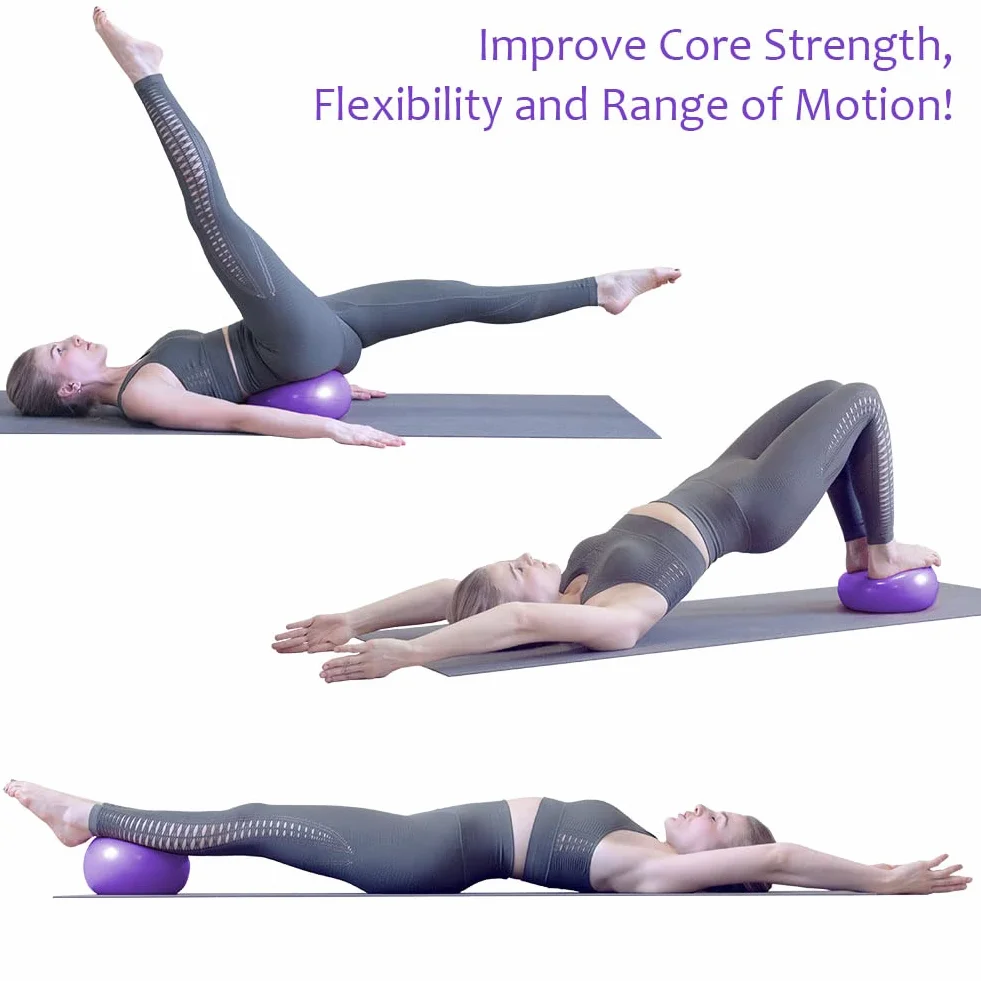 Flintronic Mini Pelota de Yoga 25 cm 9,4 Pulgadas Fitball Fitness Pilates
