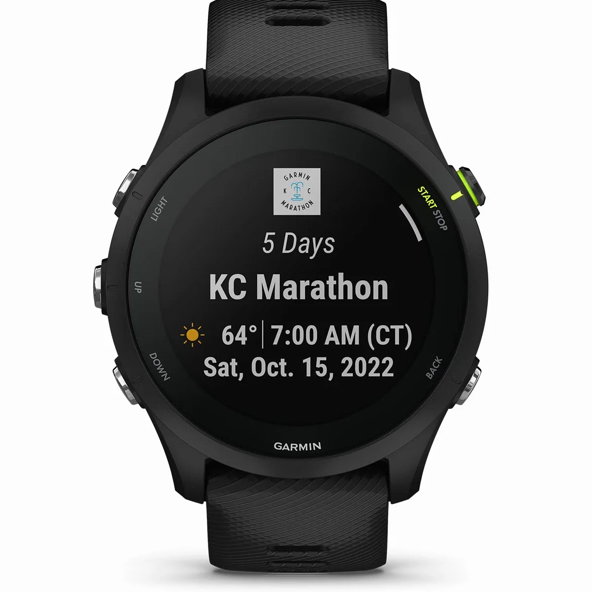 Garmin Forerunner 255 Music Reloj Inteligente para Correr con GPS, Almacenamiento de Música, Pay, Autonomía 14 Días, Negro