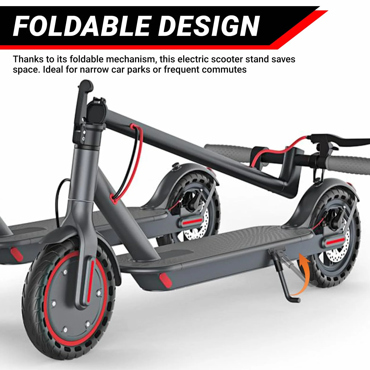 Soporte Lateral Patinete Eléctrico Aluminio Xiaomi M365 Pro Pro 2 1s Essential Negro