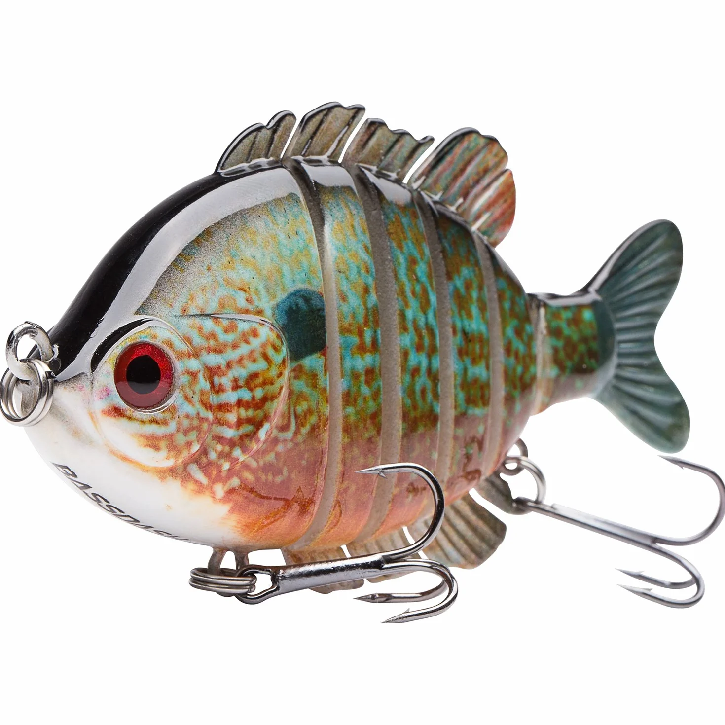 BASSDASH SwimPanfish Bluegill - Señuelo de natación para bajo Duro, 8,9 cm, 24,1 g, 4 Colores (BPRL)