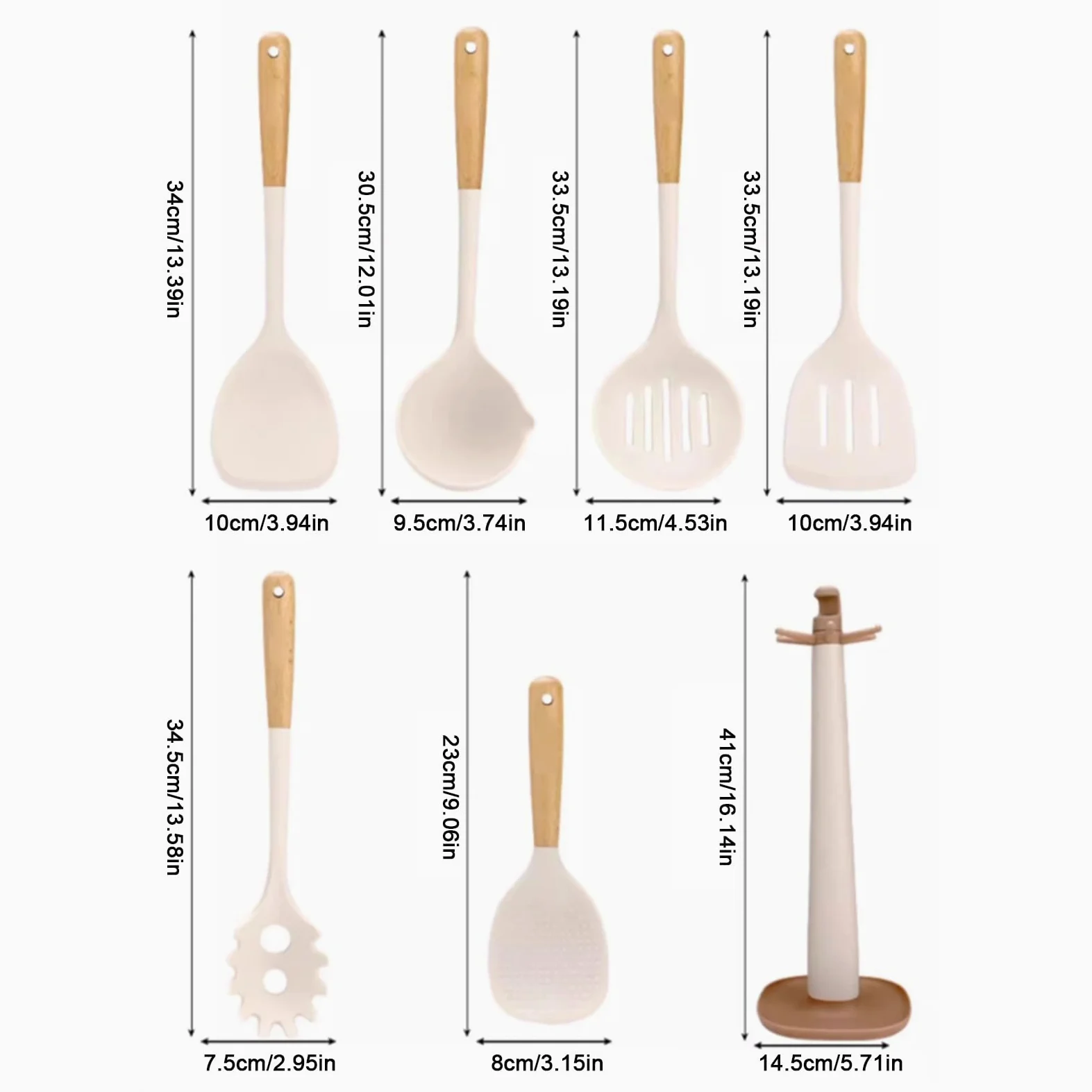 Set espátulas cocina Juego de raspadores de ollas resistente a altas | Espátulas seguras para cocinar Raspador De Ollas Y Sartenes Para Mezclar Hornear Freír Servir Pre