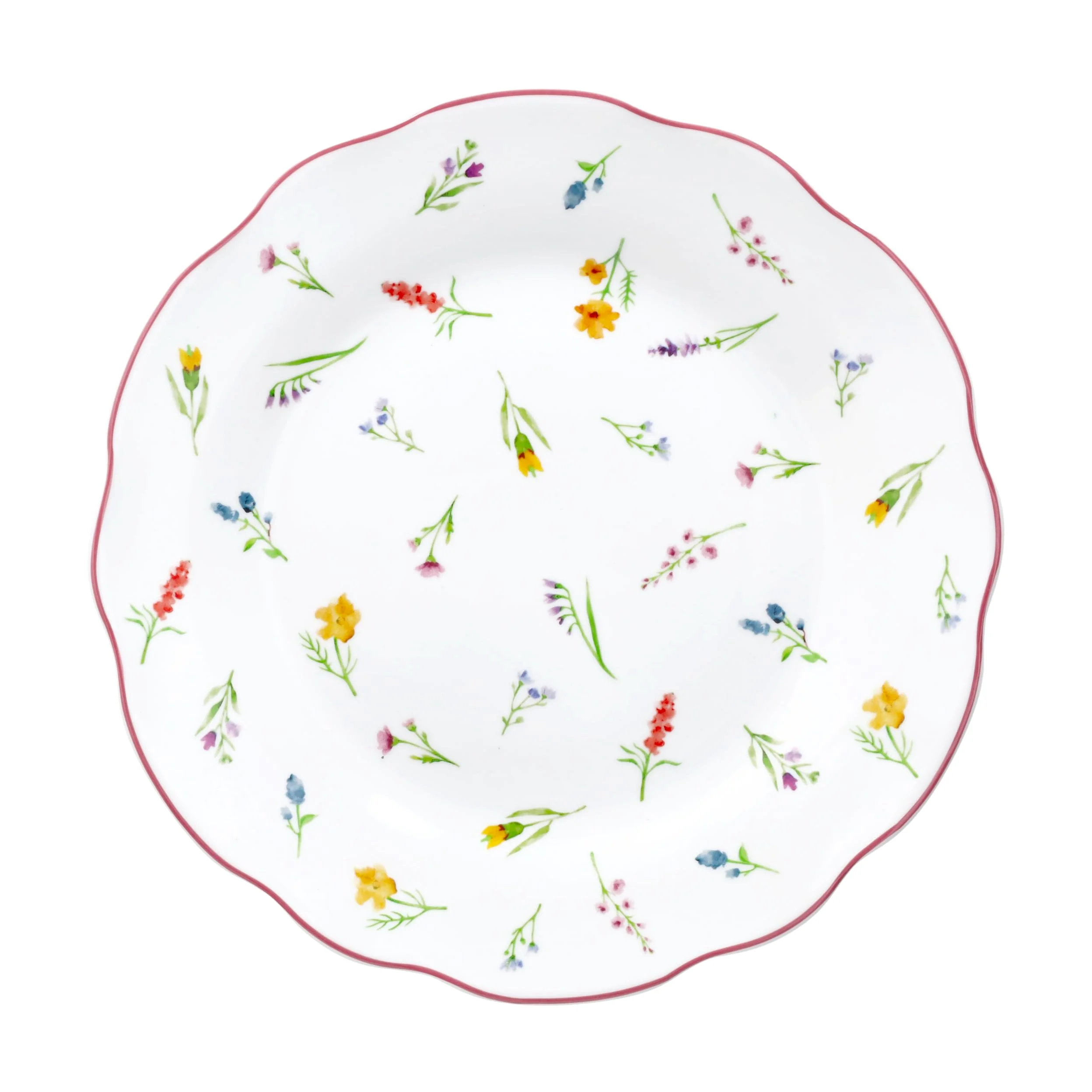 Tognana Millefiori, servicio de platos de 18 piezas para 6 personas, porcelana, blanco, Hecho en Italia