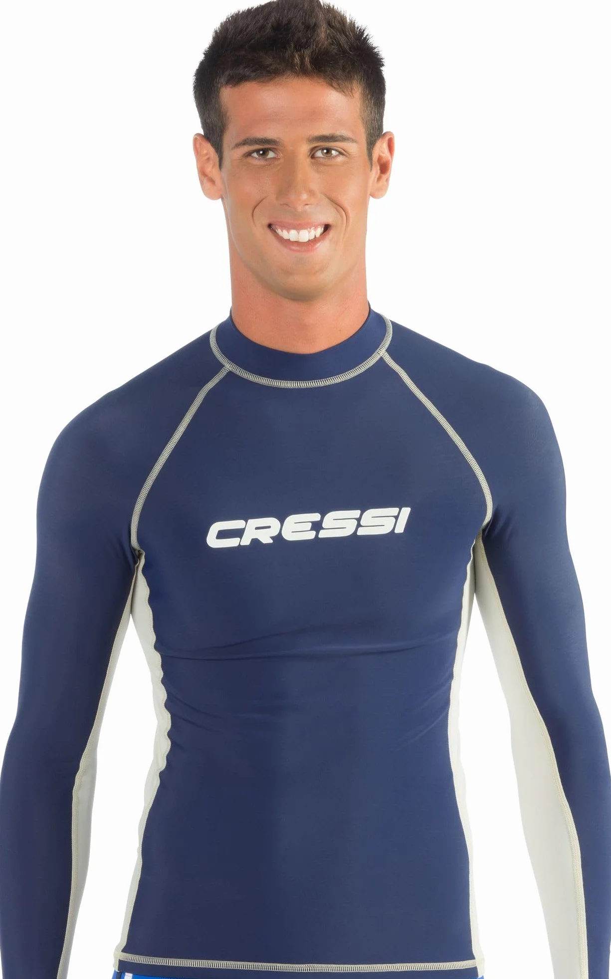 Cressi Rash Guard Camiseta Manga Larga Hombre Tejido Elástico Protección