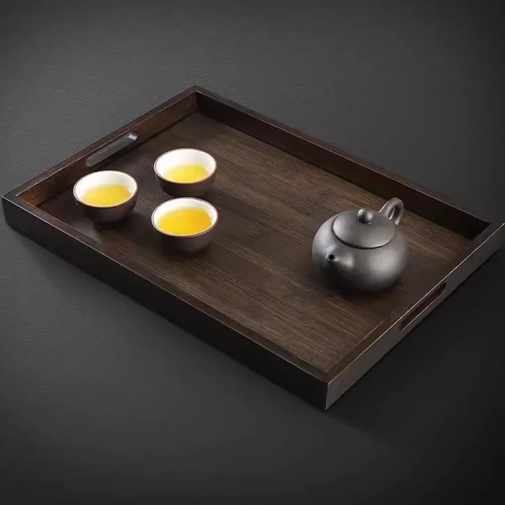 Bandejas Servir Comida Juego de té, Bandeja, Mesa Centro, pequeña, seco, Adecuada for la Sala Estar del hogar Mesa Cama | D