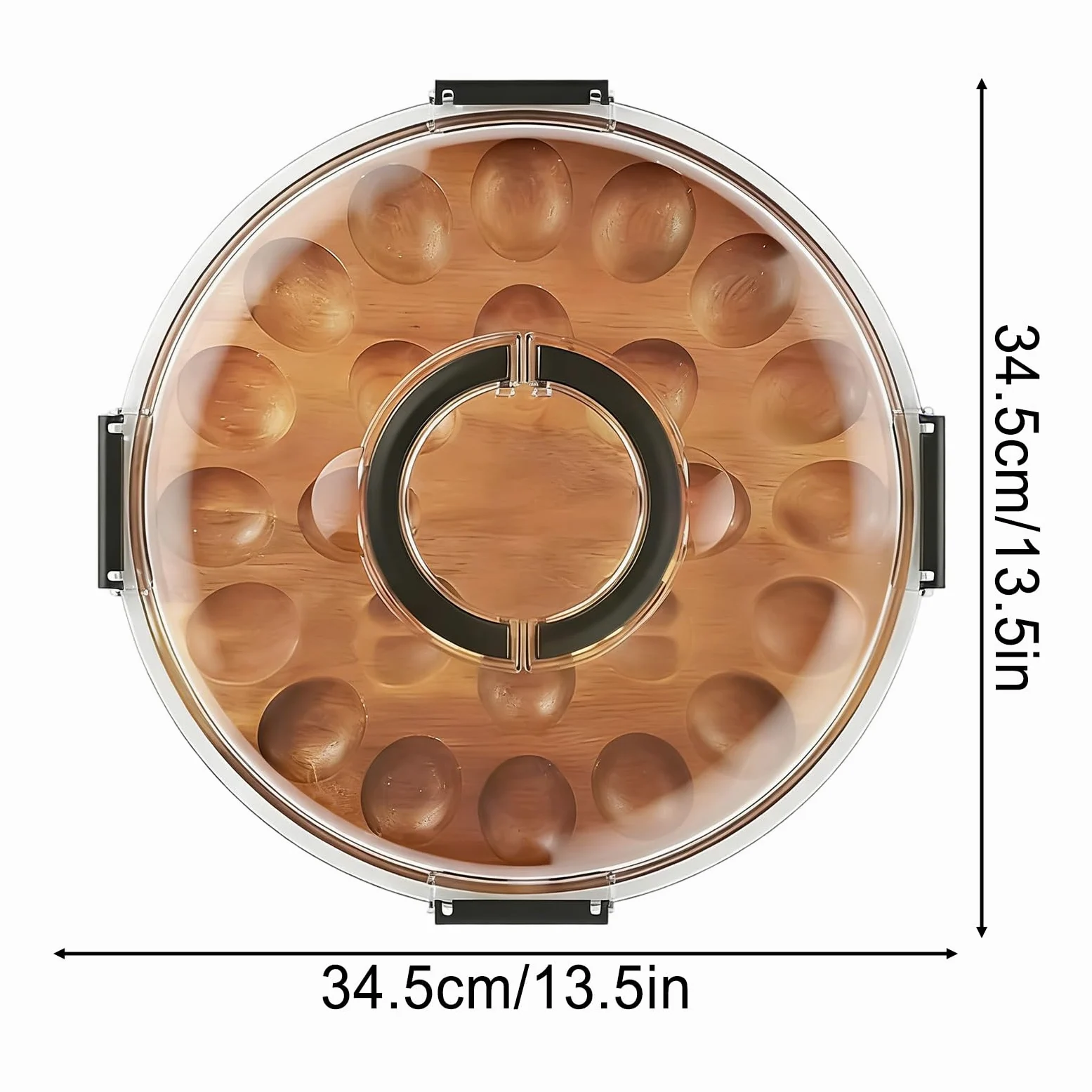 Bandeja Para Huevos Rellenos Bandeja Con 24 Ranuras Y Tapa | Plato Para Huevos Rellenos Para , Cocina Hogar, Buffet, Aperitivos, Encimera, Mesa, Catering, Vacaciones, Acción De Gracias,
