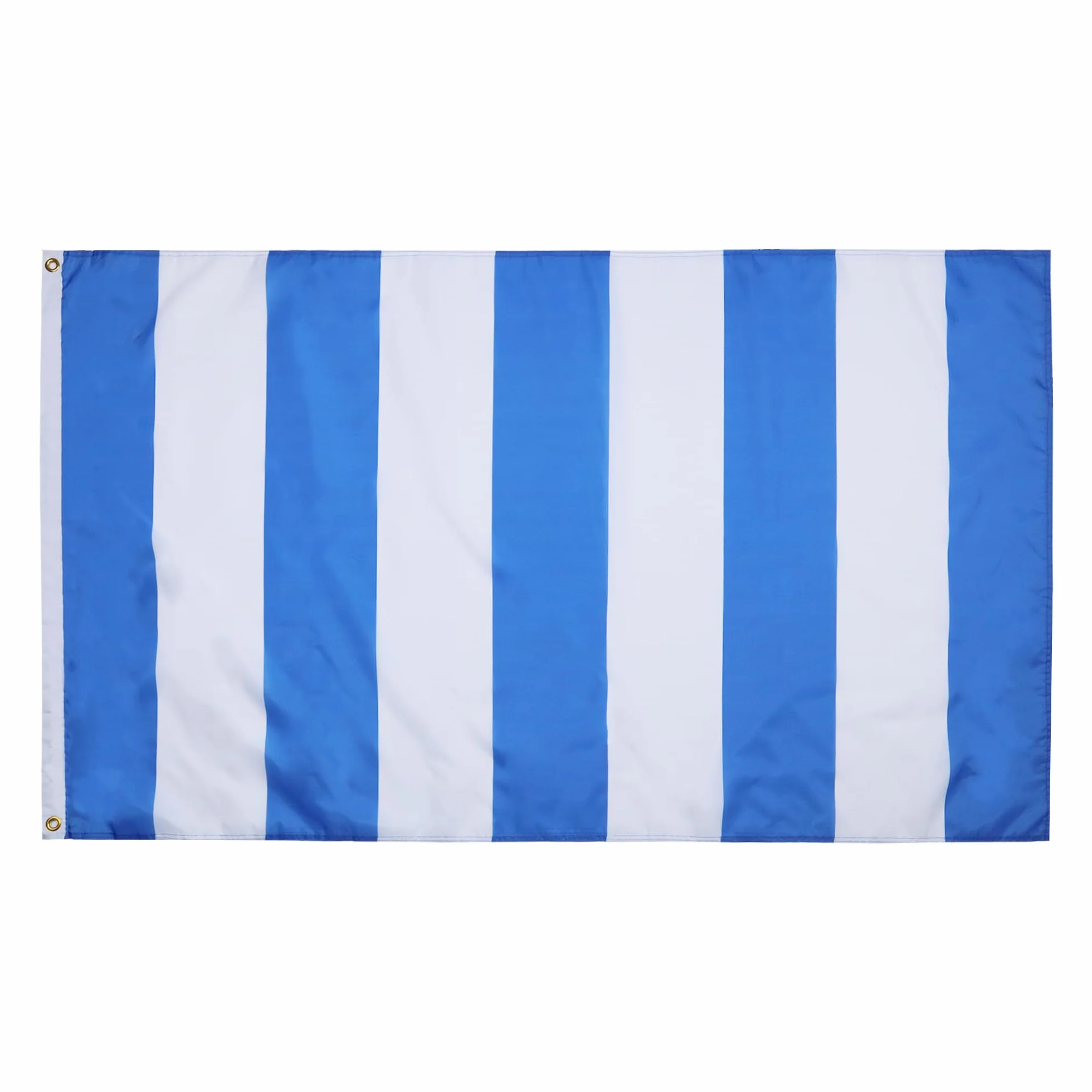 AZ FLAG Bandera Azul Y Blanca 90x60 cm 100% Poliéster Ojales Metal