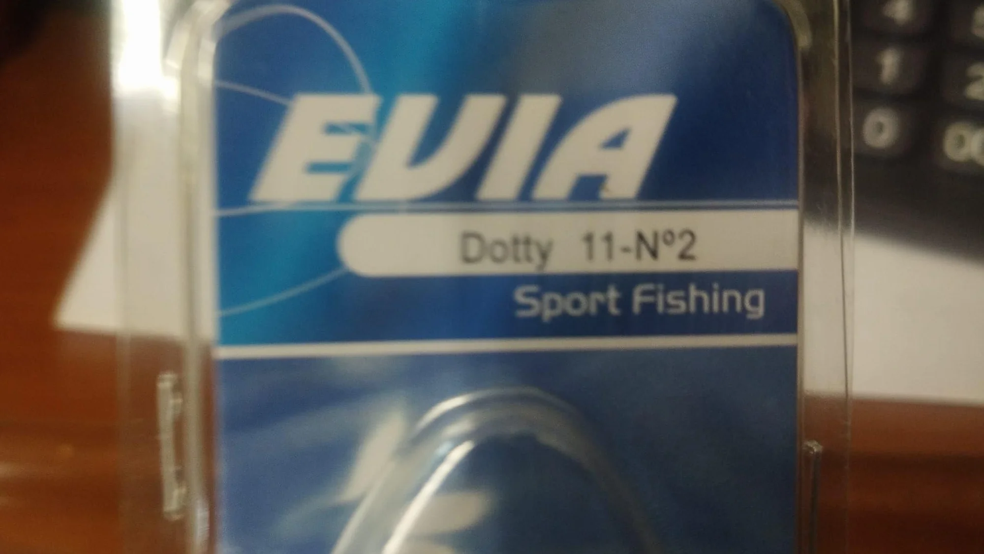 Evia Dotty Cucharilla de Pesca Modelo 11 Numero 2 Color Plata Azul 4,2g Anzuelo Simple sin Muerte 2 Piezas