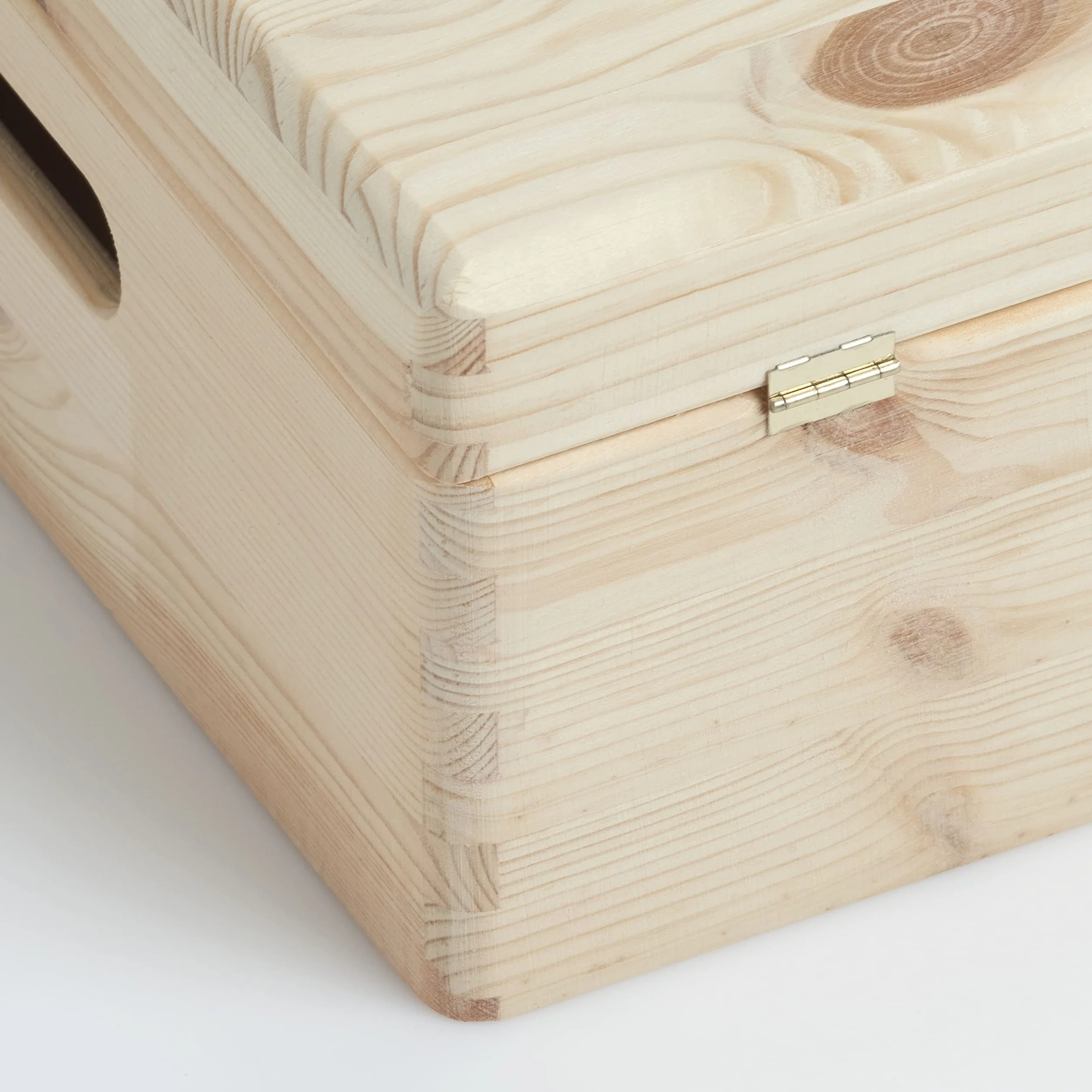 Zeller 13151 Caja Multiusos con Tapa, Madera, Marrón, 40x30x14 cm