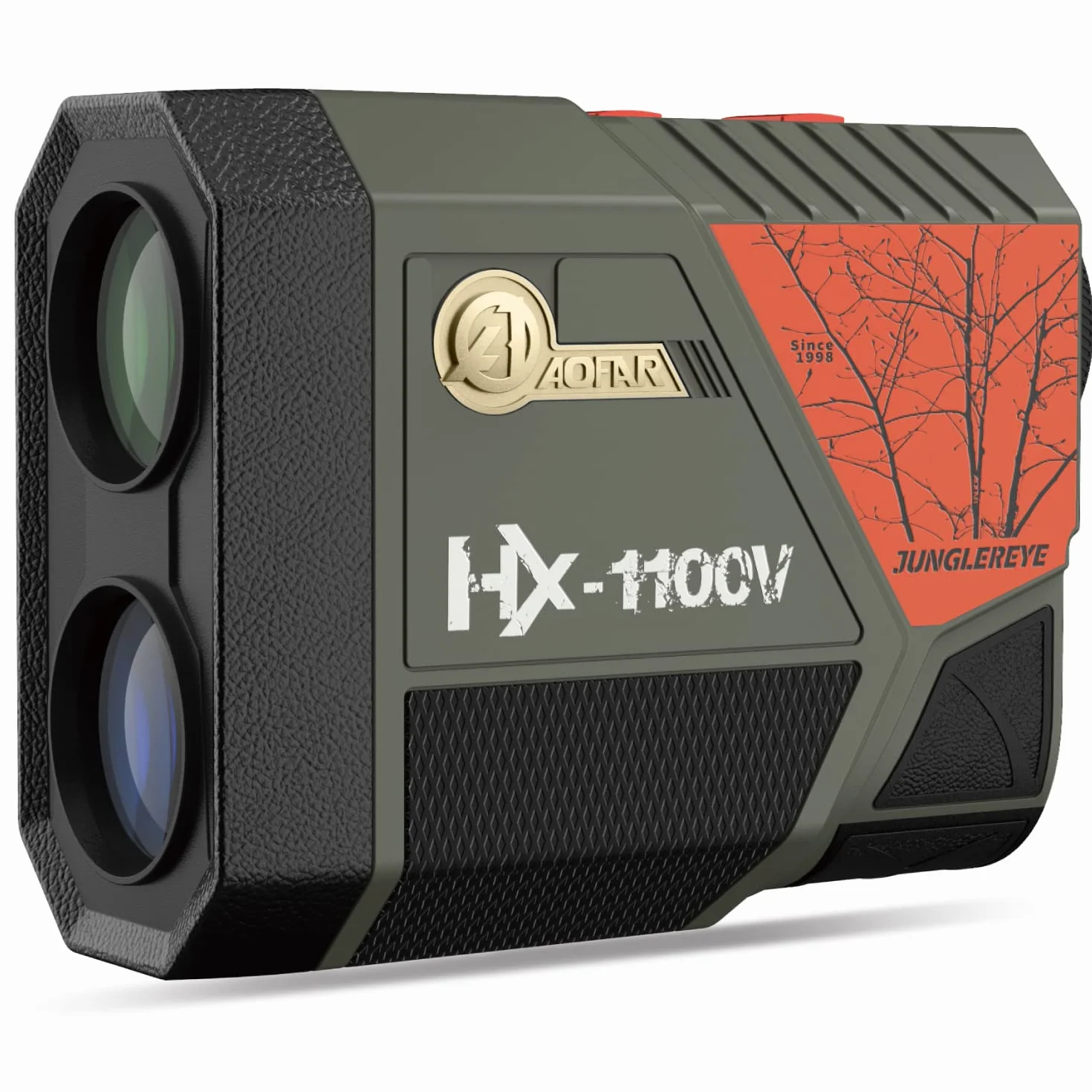 AOFAR HX-1100V Telémetro de alta precisión 1100 yardas 6X aumento ángulo y distancia horizontal