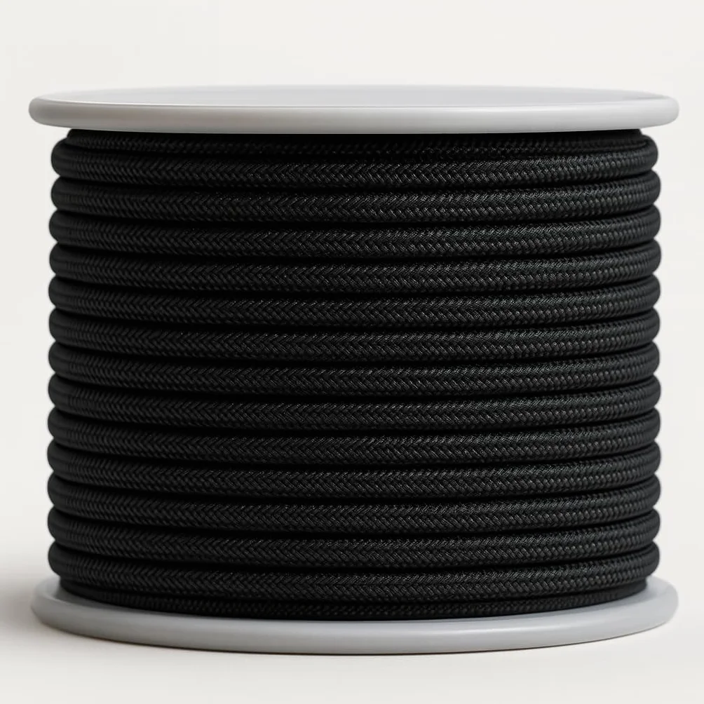Cordamarket cuerda flame retardant anti incendios 9 mm negro 50 mts