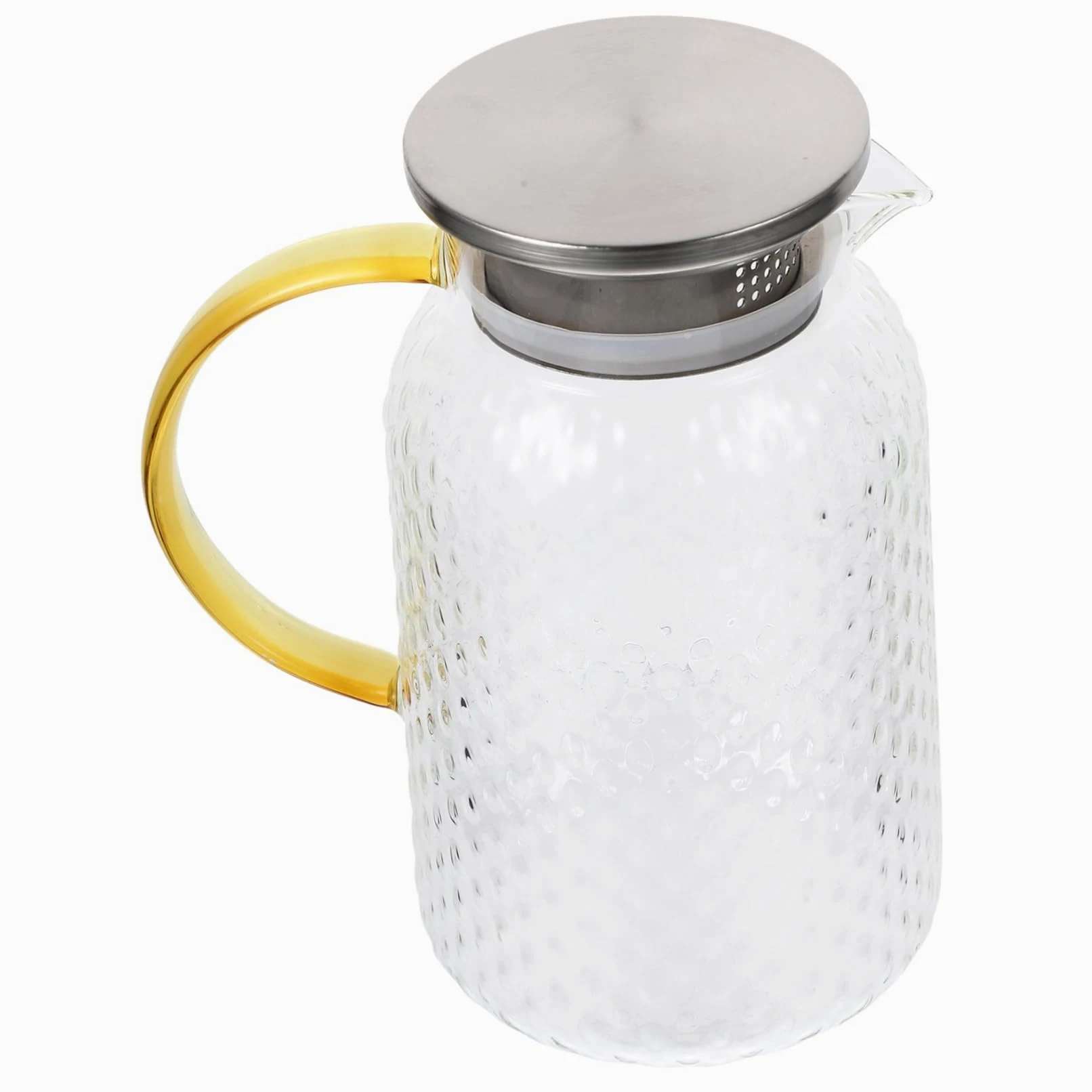 LABRIMP Jarra Vidrio de Gran Capacidad Hervidor Resistente Calor para Fría para Leche y Bebidas