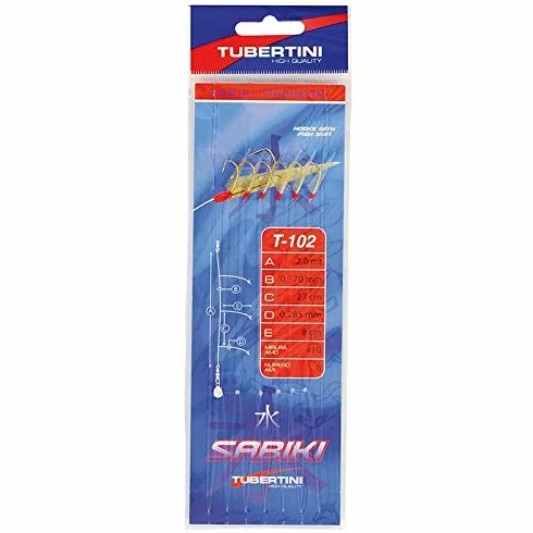 Tubertini Sabiki Pesca T 102 9 2.0 m 0.330 mm Barco