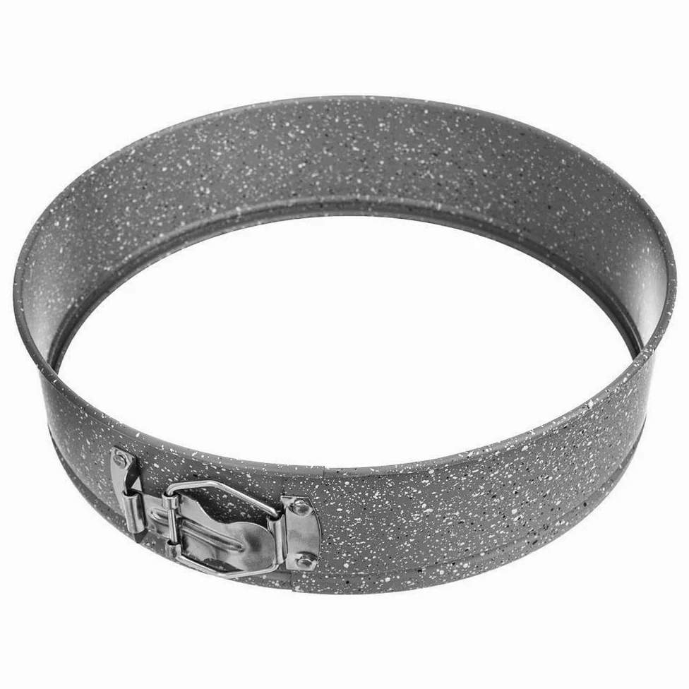 GRANDE - Molde para tartas con tapa (revestimiento de granito, 26 cm)