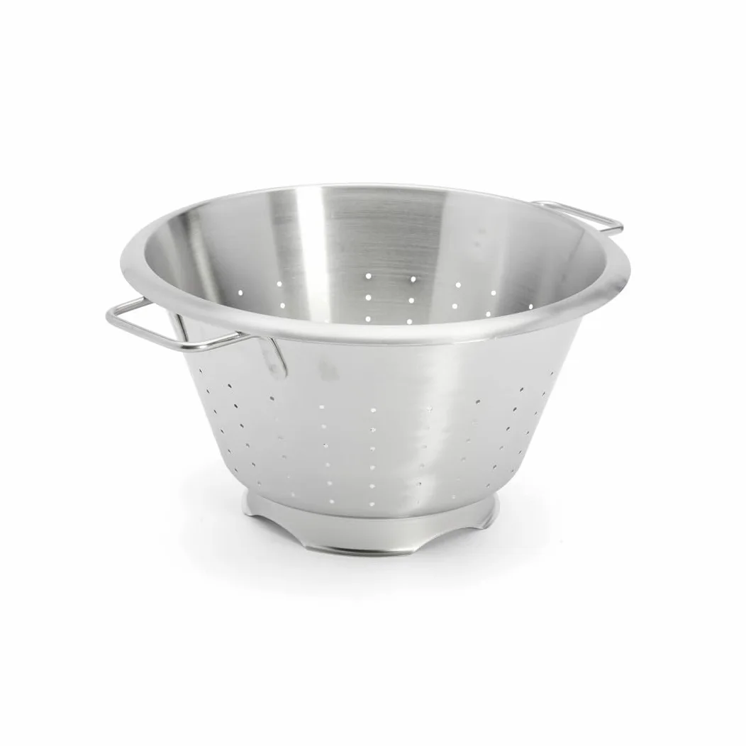 De Buyer, COLADOR CONICO CON PIE Y 2 ASAS, INOX Ø 32 CM,32 cm-3930.32
