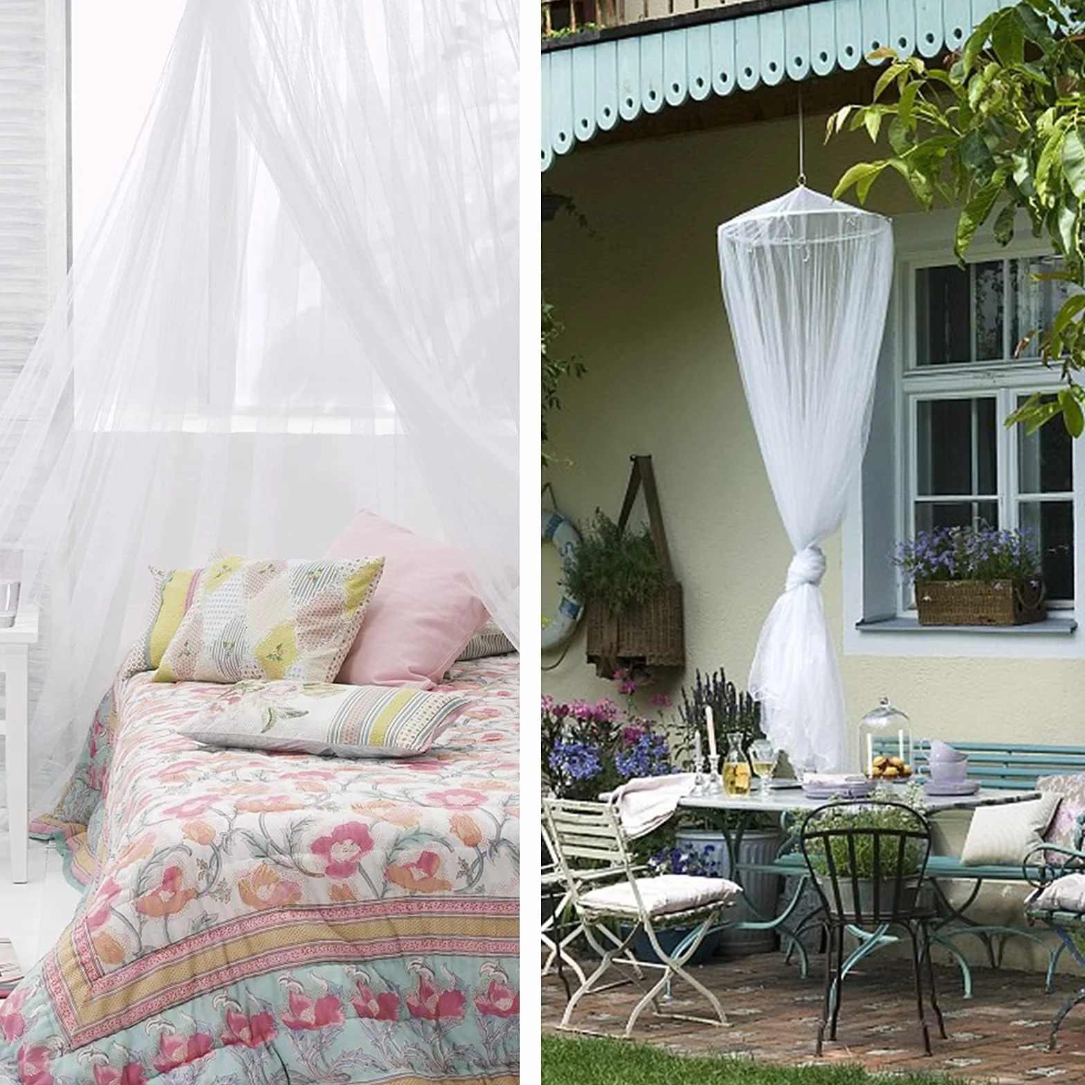 Mosquitero Grande Universal con Diseño de Cúpula, Portátil para Cama de Matrimonio