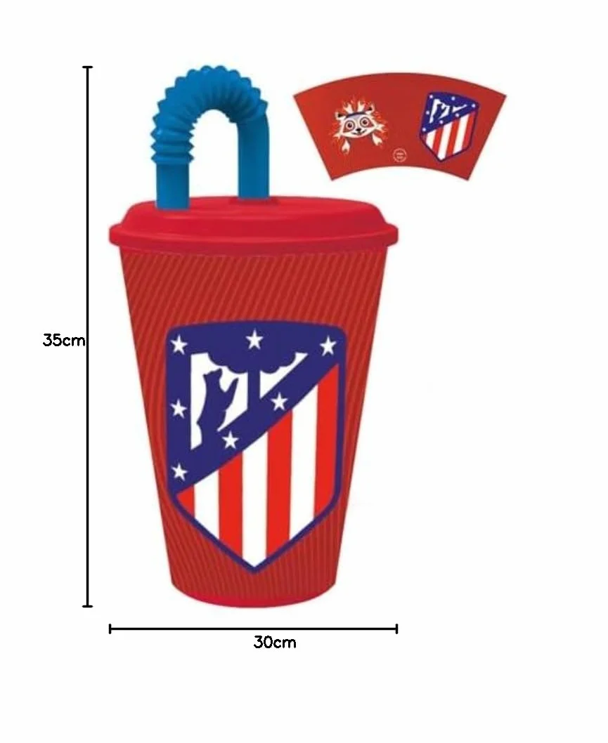 Seva Import Vaso AT.Madrid Rojo