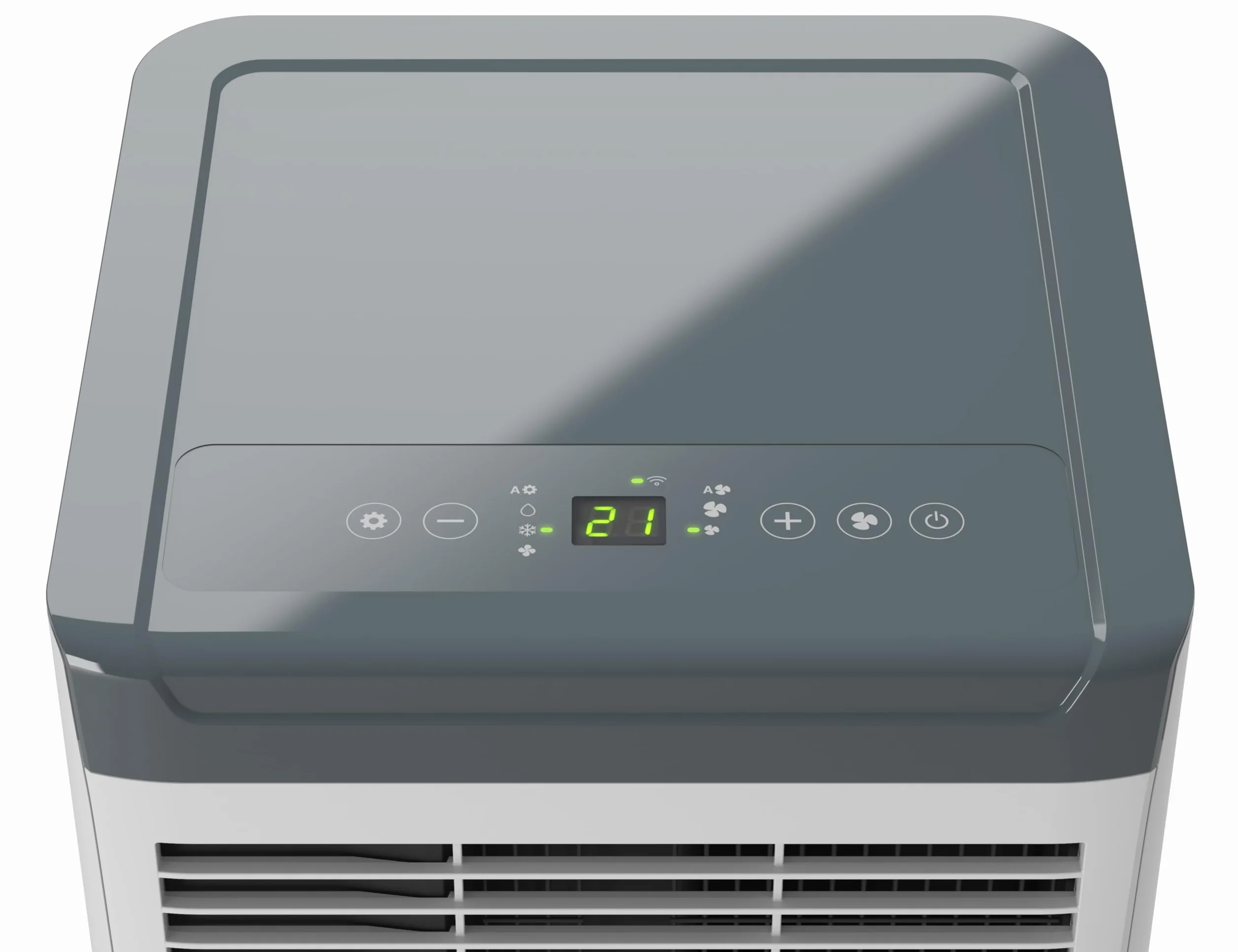 Olimpia Splendid, Dolceclima Slim 10 SWS Wifi, Climatizador Portátil 10.000 BTU/h, Slim Design, Clase A, Potencia 2,6 kW, Funciones Enfriamiento, Deshumidificación, Ventilación, Wifi Integrado