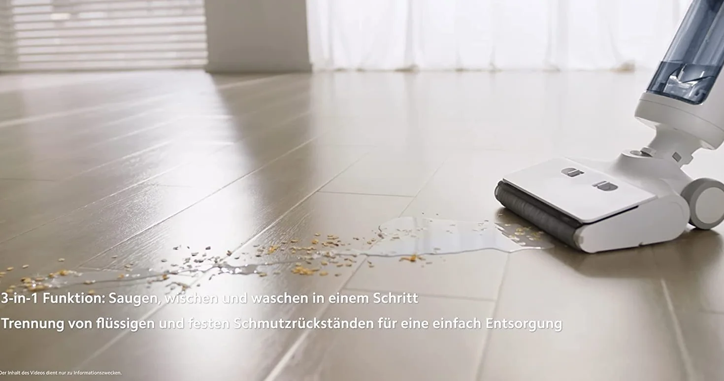XIAOMI Truclean W10 Pro Wet Dry Vacuum + Window Sensor 2 - Aspiradora Vertical 3 en 1 (aspira, friega y Lava), hasta 35 min. de autonomía, Blanco (Versión ES + 3 años de garantía)
