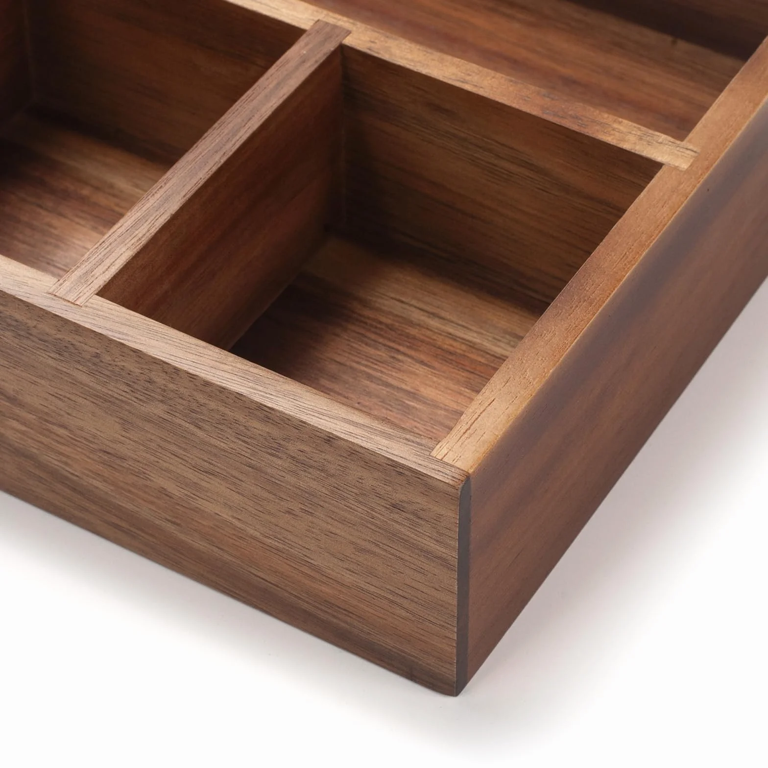 XIMISISE Soporte para bolsas de té, organizador de almacenamiento de bolsas de té de madera de acacia, cesta de dulces de té, organizador de paquetes de azúcar, organizador de condimentos de estación