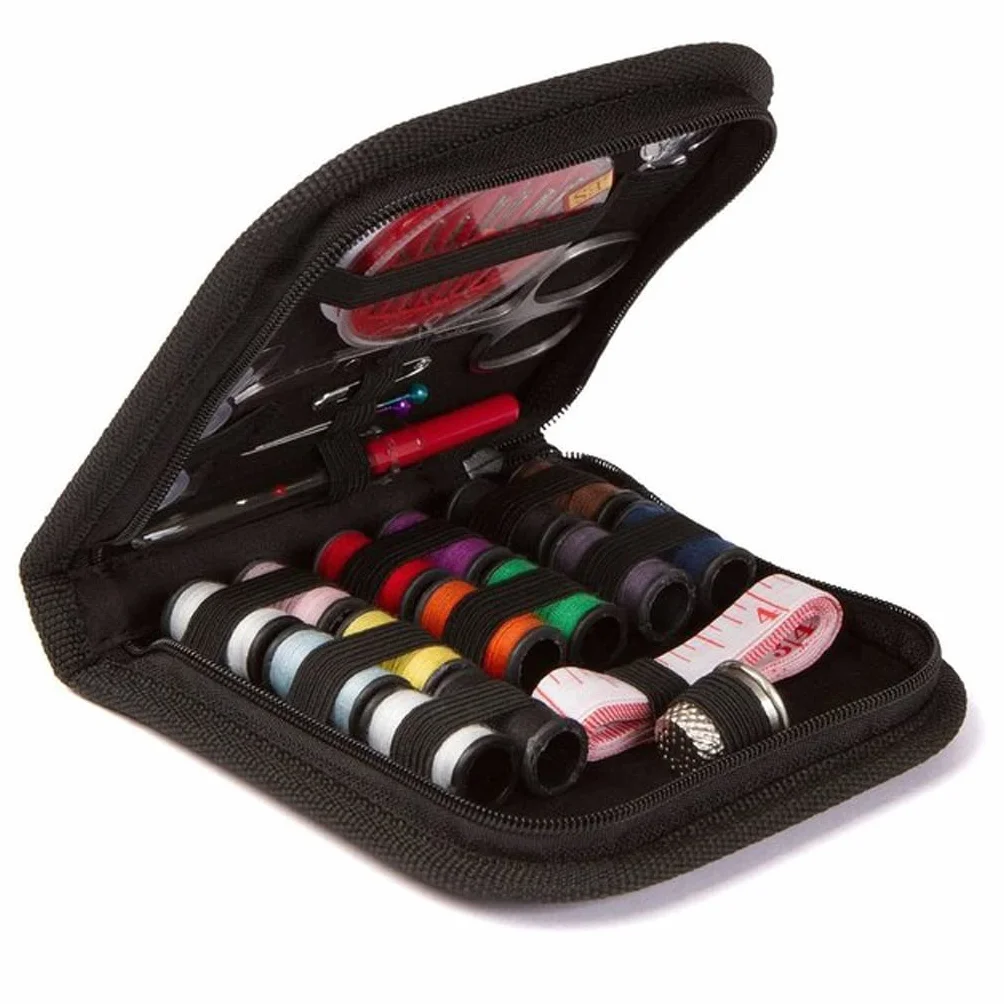 Kit de Costura DIY, Suministros de Costura Premium, portátil y con Cremallera Completa, Mini Kit de Costura, Accesorios de Costura
