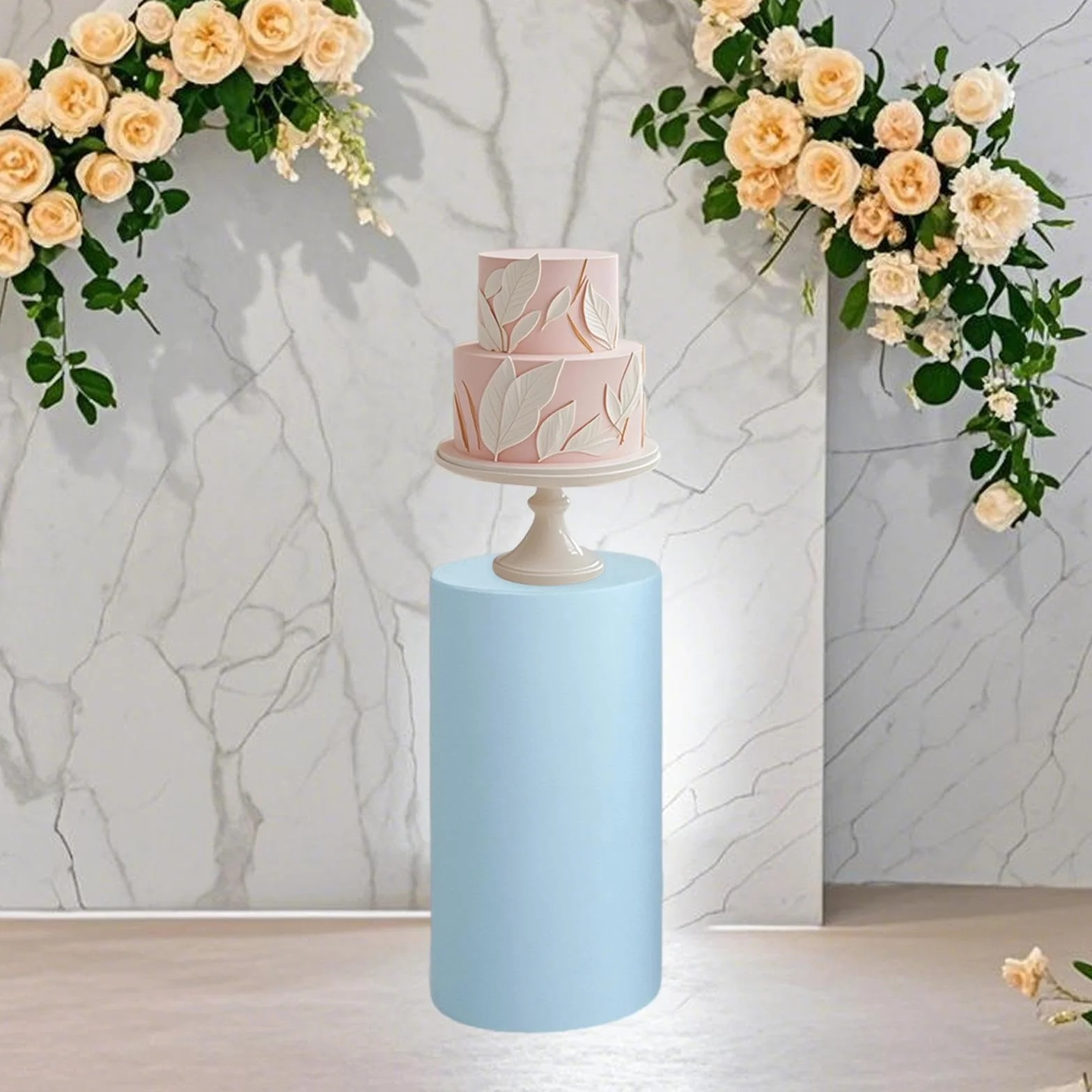 Soporte Cilíndrico para Exhibición de Postres