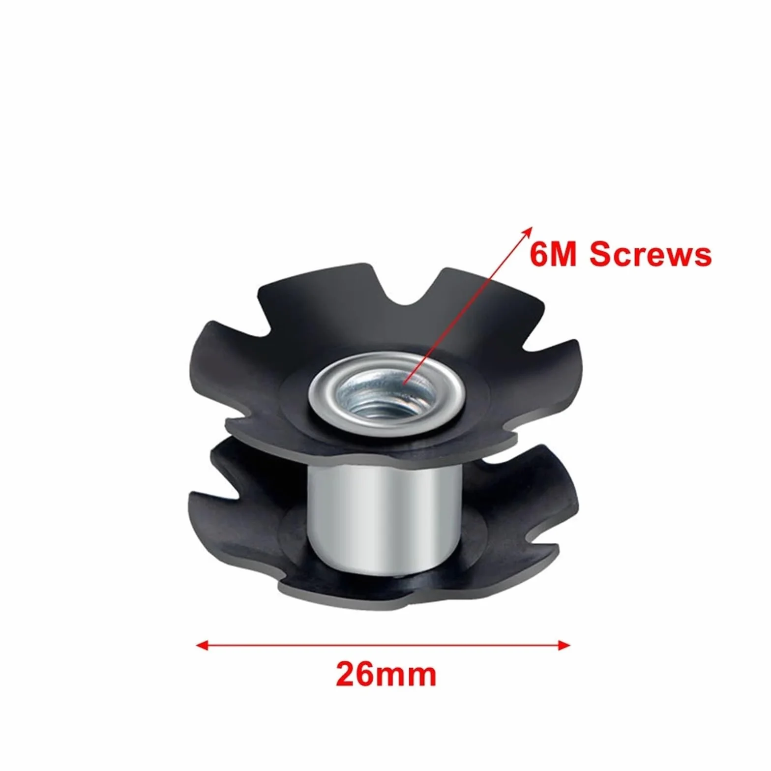 Tuerca de núcleo de Flor Colgante de Horquilla Delantera M365, Compatible con Xiaomi M365 1S Pro Ninebot MAX G30, Grupo de Cuencos de Horquilla 28,6mm