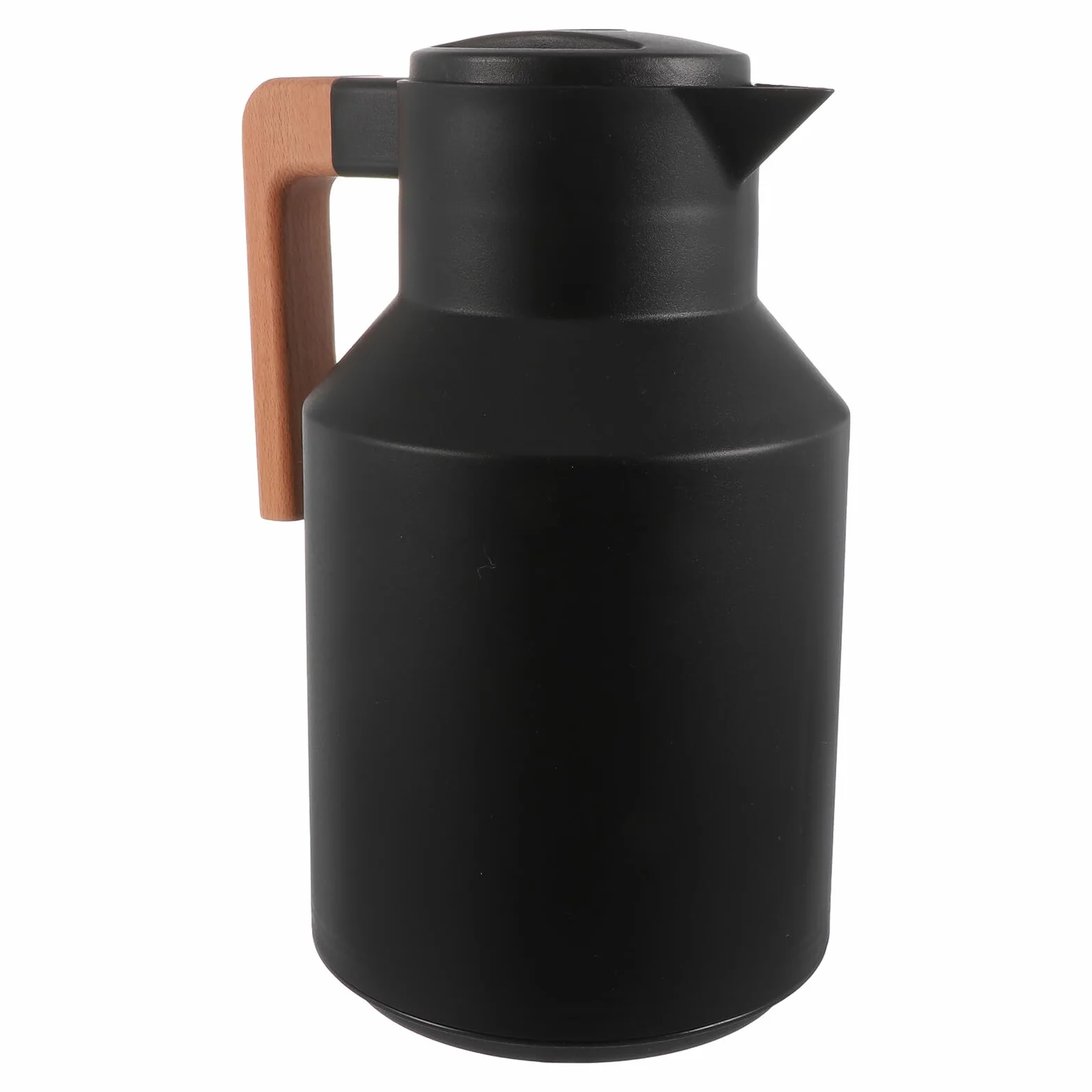 Kettle Térmico Aislamiento Botella de Agua Doméstica para Oficina Camping y Picnic Diseño Sencillo Negro Apto para Líquidos Calientes y Fríos