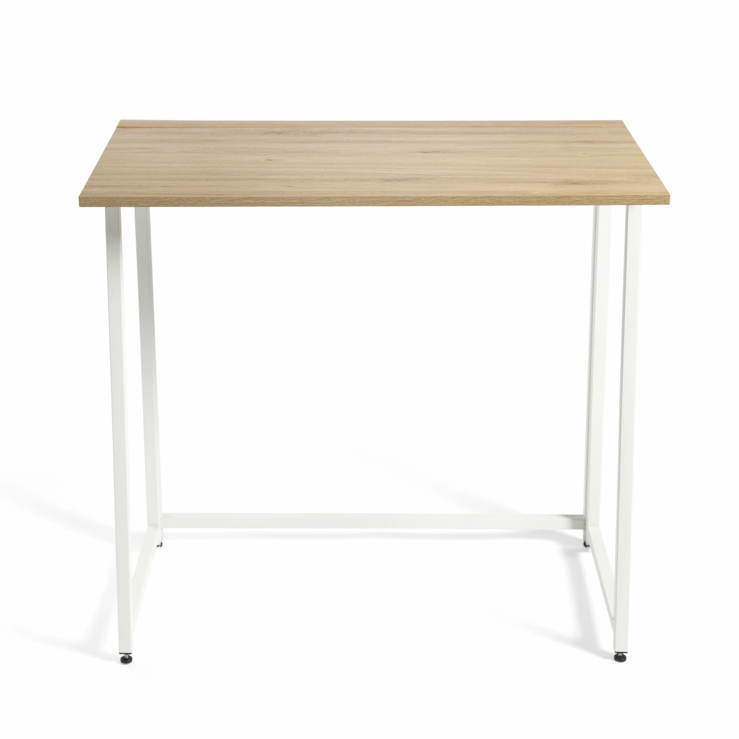 DUPI Escritorio Plegable Utility 80x50x72 cm – Mesa de Ordenador y Estudio para Oficina en Casa, Multifuncional con Estructura Metálica (Taupe)