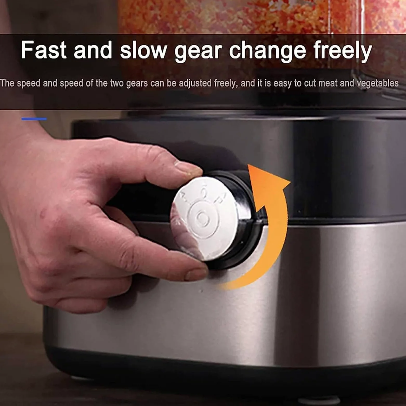 Extractor de Zumos y Verduras - Licuadora Prensado en Frio para Frutas y Verduras Enteras - Juicer de Acero Inoxidable,220V