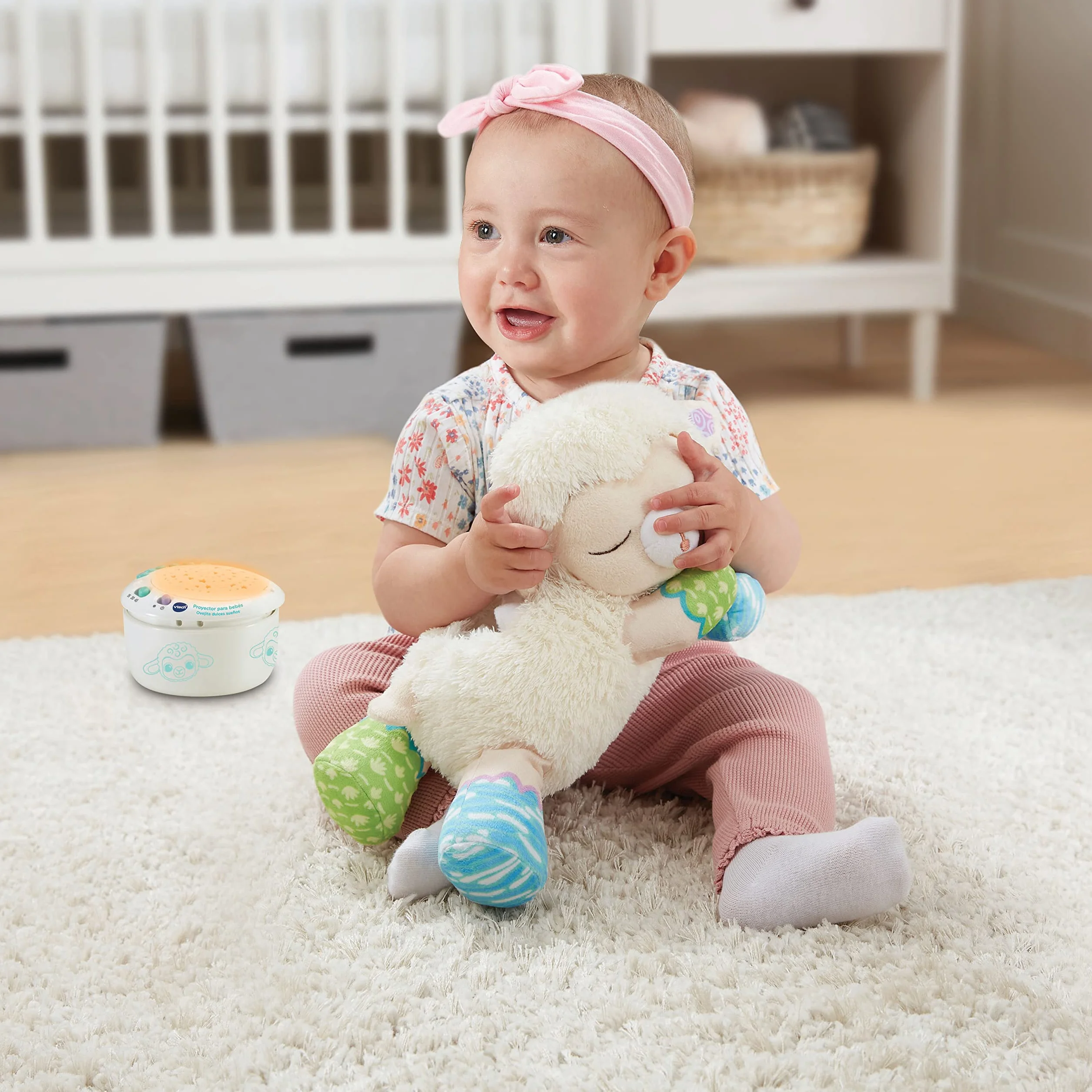 VTech Baby Proyector Peluche Ovejita Dulces sueños Juguete bebés +0 Meses versión ESP